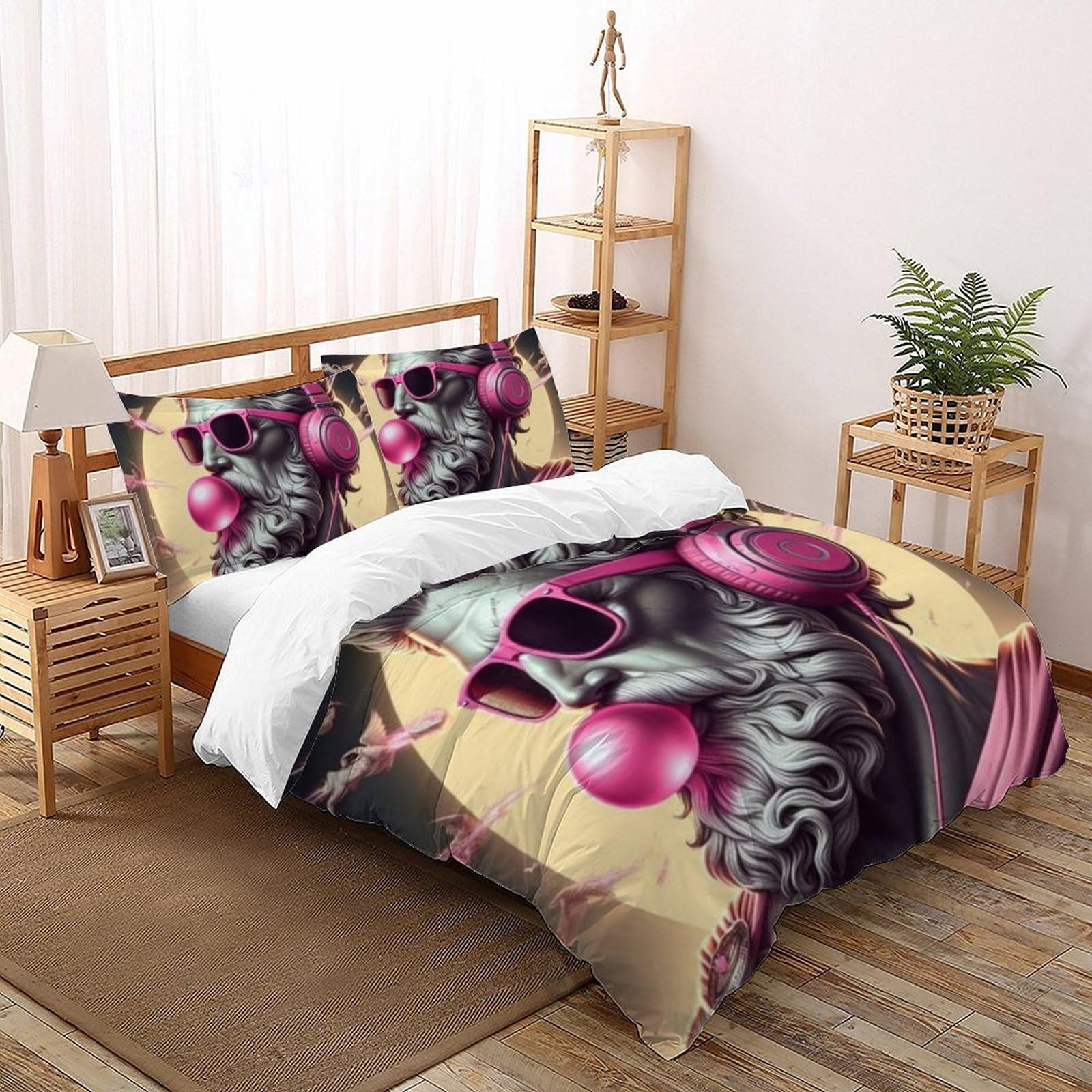 Housse de couette 260x220cm motif 3D tendance pour transformer une chambre d'ado