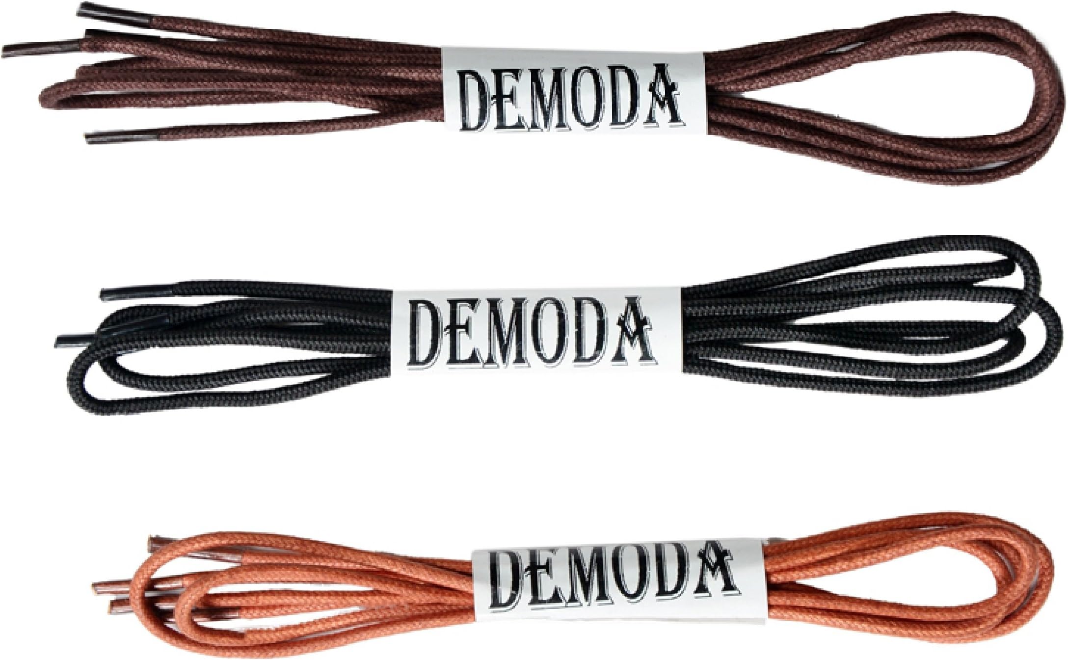 Athletic Thin Shoe Laces for Formal Shoe, Casual Shoes Laces - Shoe Strings (Pack of 3 pair) Brown,Beige,Black-80cm