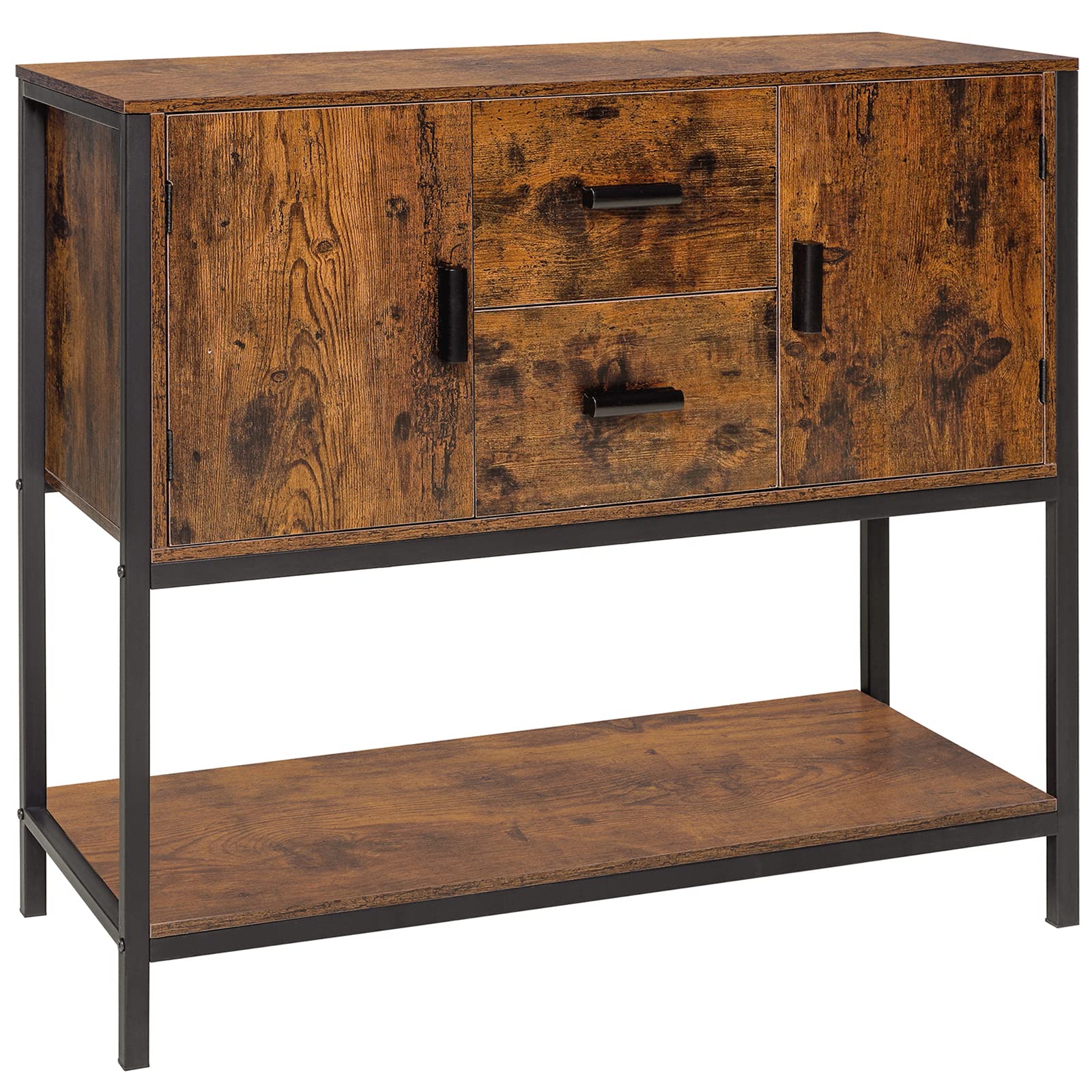 Buy usikey Storage with 2 Drawers & Doors, Buffet with