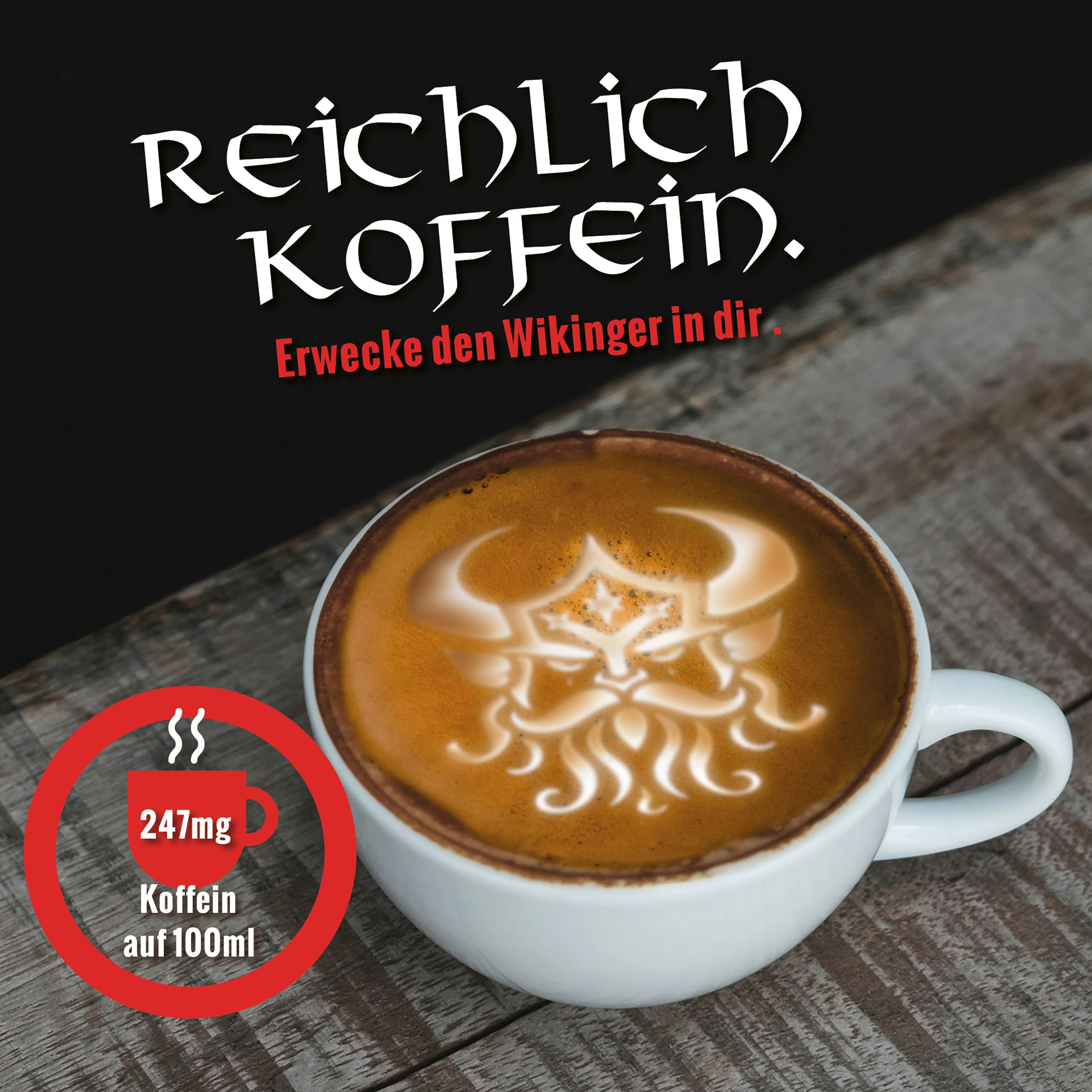 Blank Roast - GUNNAR - 1kg (3er Pack) - Ganze Kaffee-Bohnen Extra Stark - Kräftige Robusta-Röstung - 494mg Koffein je Tasse - Würzig & Kraftvoll mit Noten von dunkler Schokolade - Säurearm