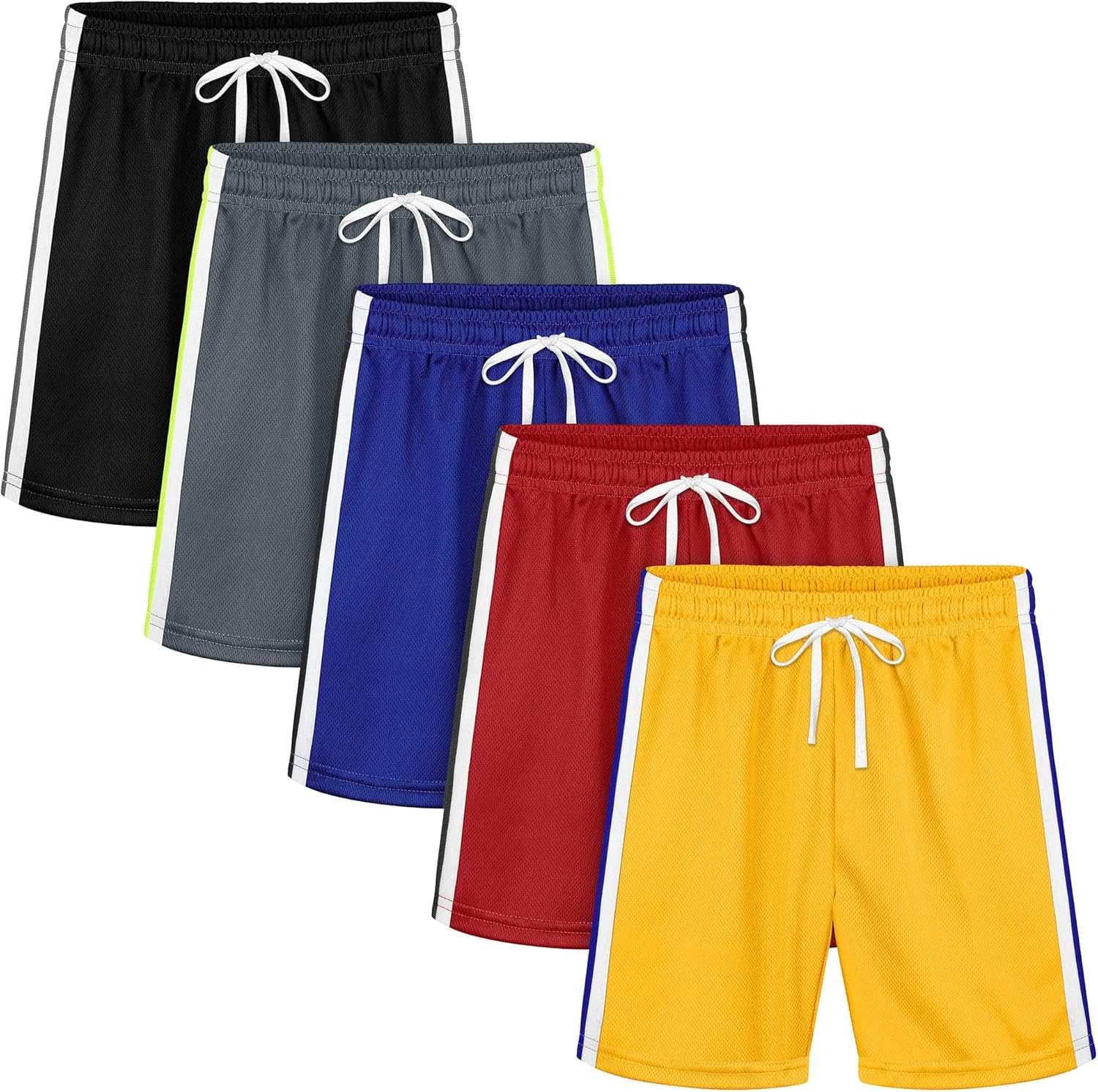 Resinta Toddler Boys Shorts Boys Quick Dry Athletic Pull-On Shorts with Elastic Waist for Summer Playwear