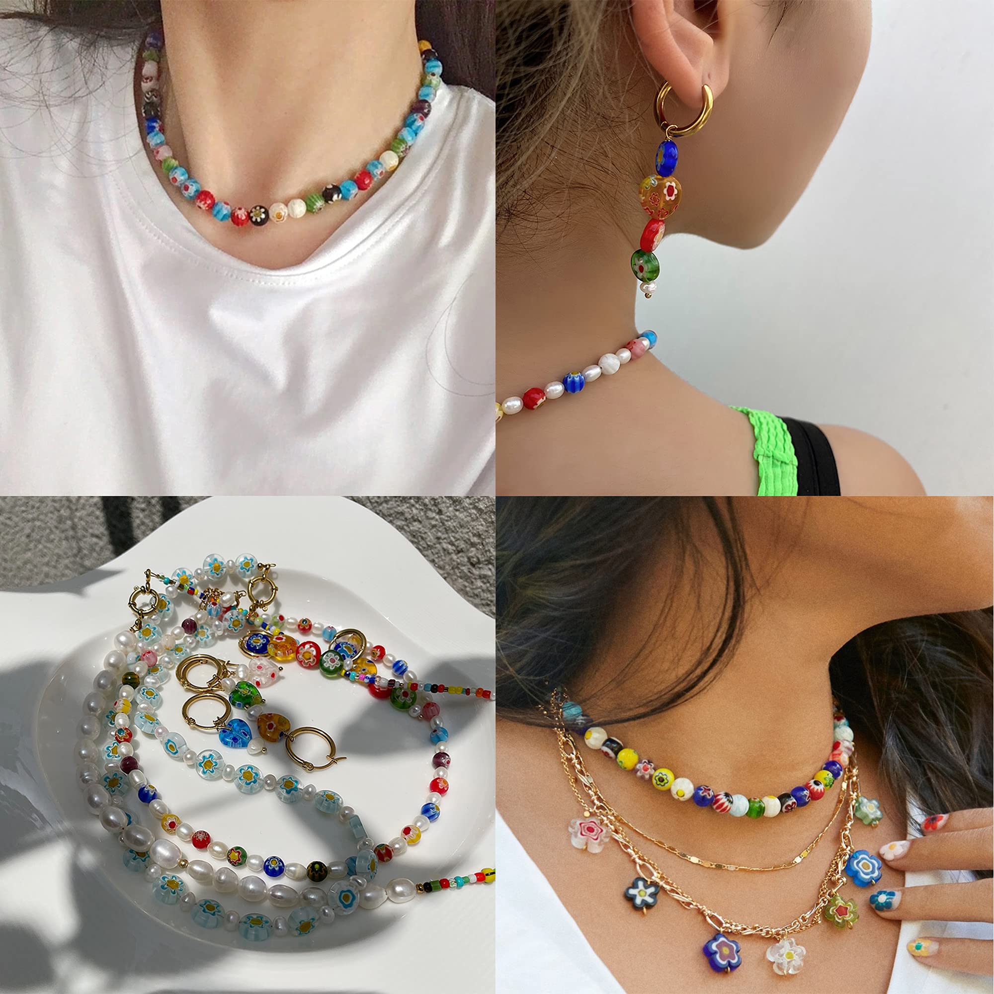 Kit De Perles En Verre Pour Travaux Manuels, Petites Perles Colorées De 2mm, Pour Bracelet, Boucles D'Oreilles Et Collier, Avec Boîte, 20000 Pièces