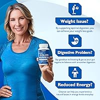 Vista 3 de Happee Limpiador de colon y desintoxicación para pérdida de peso y apoyo GLP-1 - Pastillas de limpieza de colon de 15 días y probióticos de apoyo