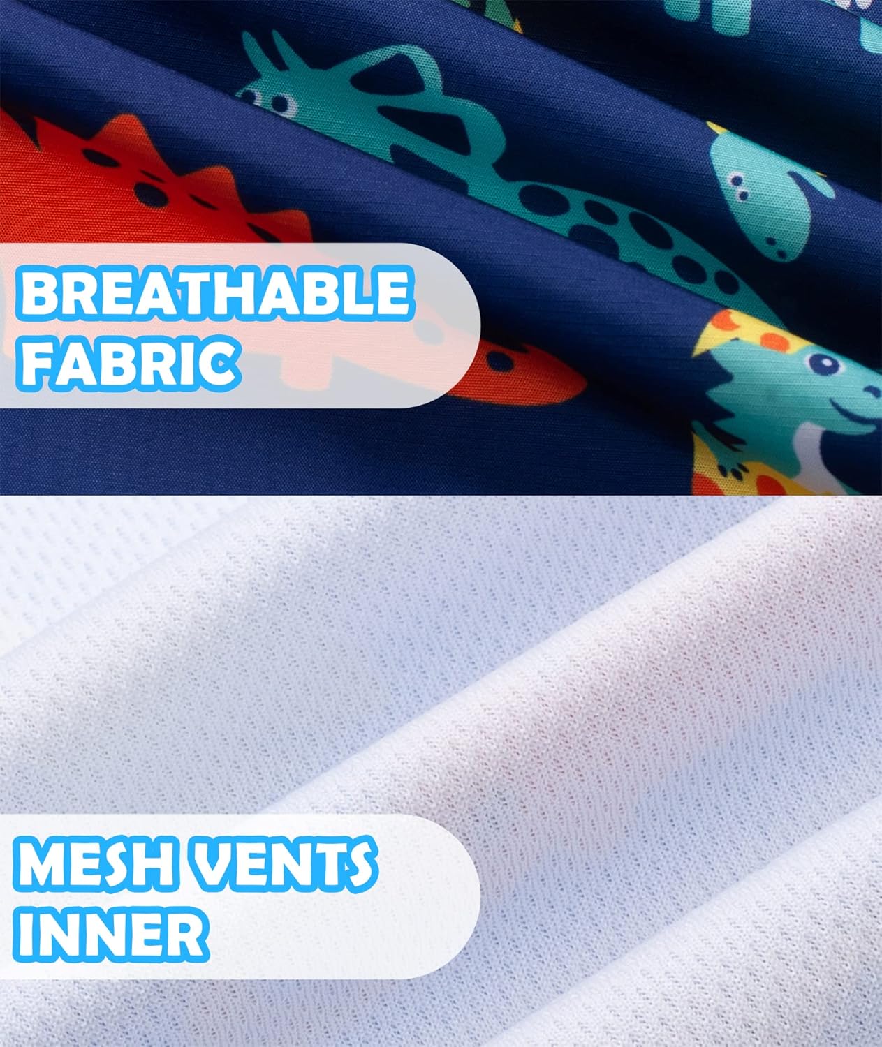 SWISSWELL Toddler Boys Girls Rain Jacket Waterproof Outwear Breathable Rain Coat for Toddler with Detachable Hood 2-7 Years - Image 5