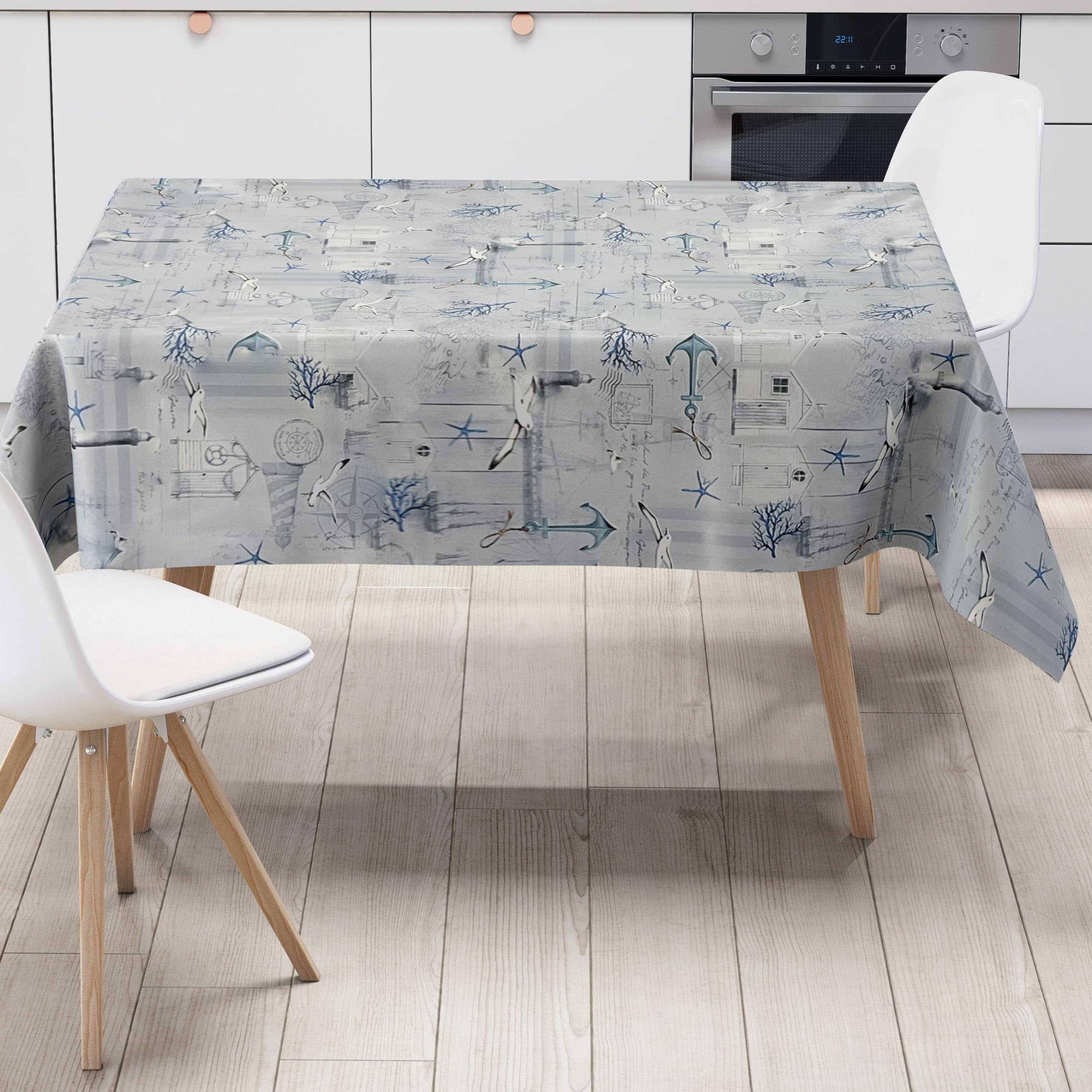 KEVKUS Nappe En Toile Cirée 582-1 - Bois Au Choix