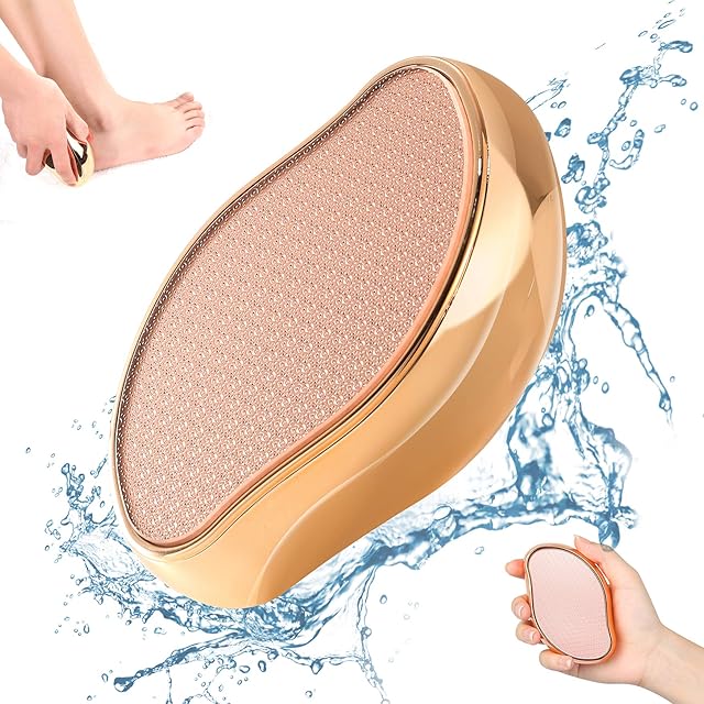 BEZOX 2w1 Nano szklany pilnik do stóp do spa stóp, salon domowy-wysokowydajny środek do usuwania modzeli obudź aksamitne stopy-wysoka gęstość grzywny nano-szkło nie boli