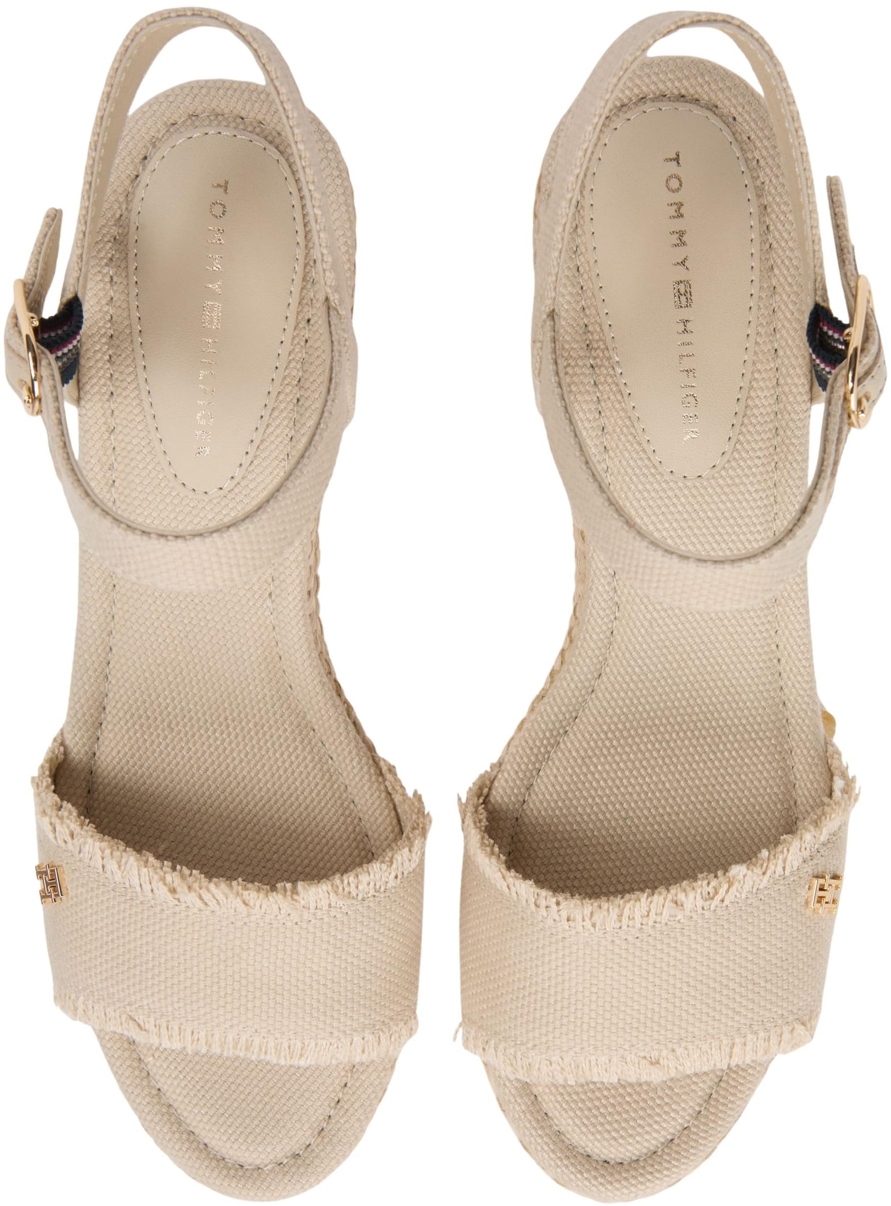 Tommy Hilfiger Mid Woven Wedge Espad Fringe Fw0fw09470 Alpargatas de cuñaMujer