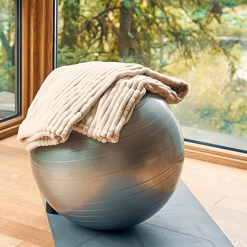 Vista 89 de GOTCOZY - Manta térmica eléctrica de 50 x 60 pulgadas, piel sintética acanalada, con 4 niveles de calefacción y apagado automático de 3 horas