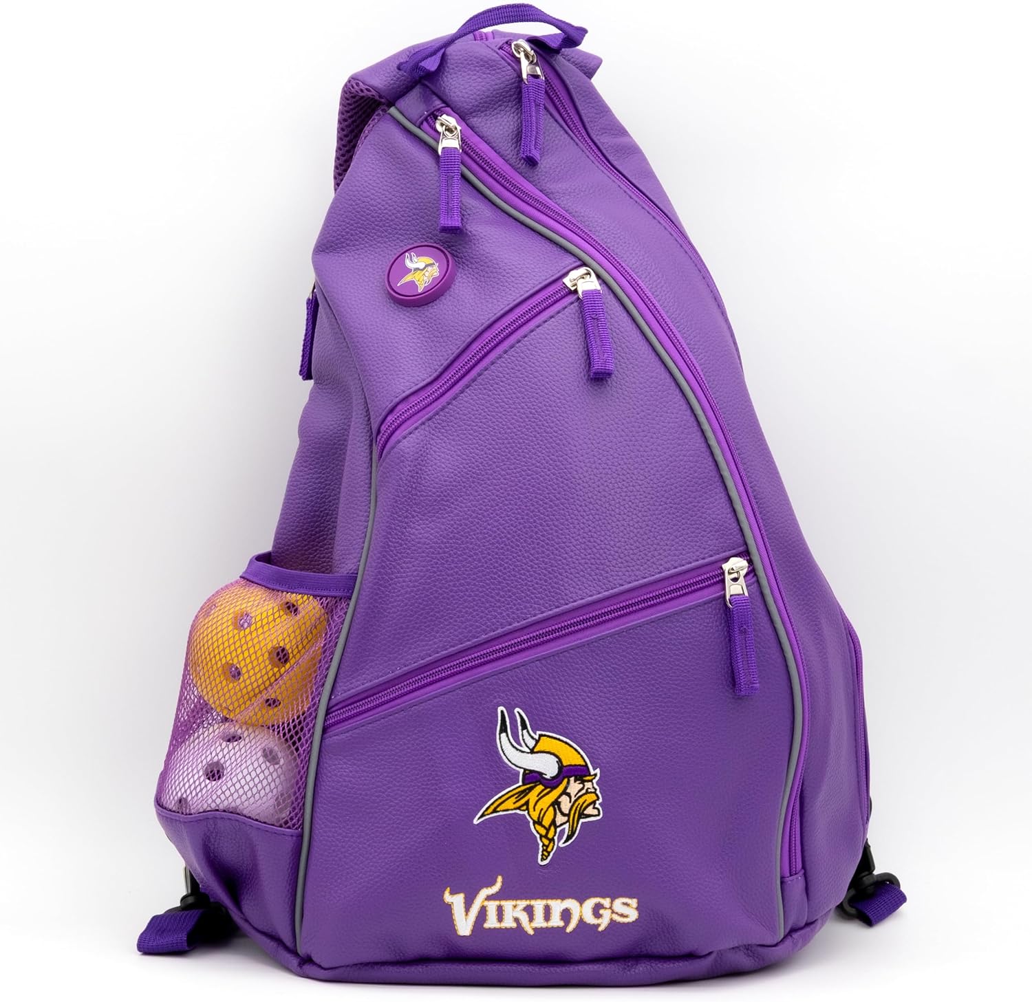 Team Golf PU Leather Backpack, Multi Team Colors, Large