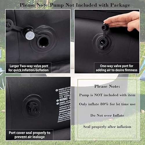 Miniatura 6 de Sofá inflable de aire, sofá inflable para exteriores y sala de estar