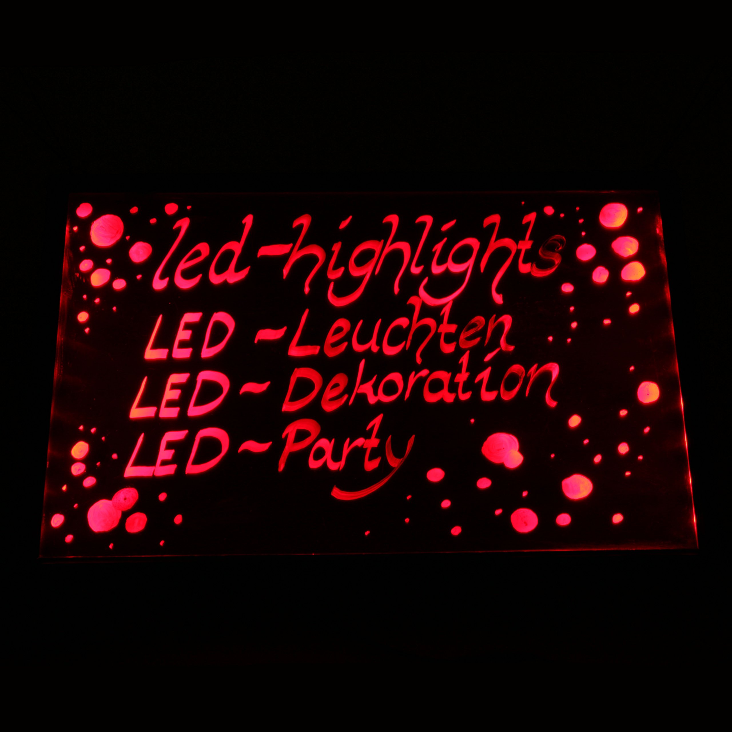 Werbetafel Led Reklame Tafel 60 x 40 cm Fernbedienung 7 Farben Leuchttafel Werbeschild 8 Neon Stifte Buchstaben Bunt Beschreibbar Licht Box