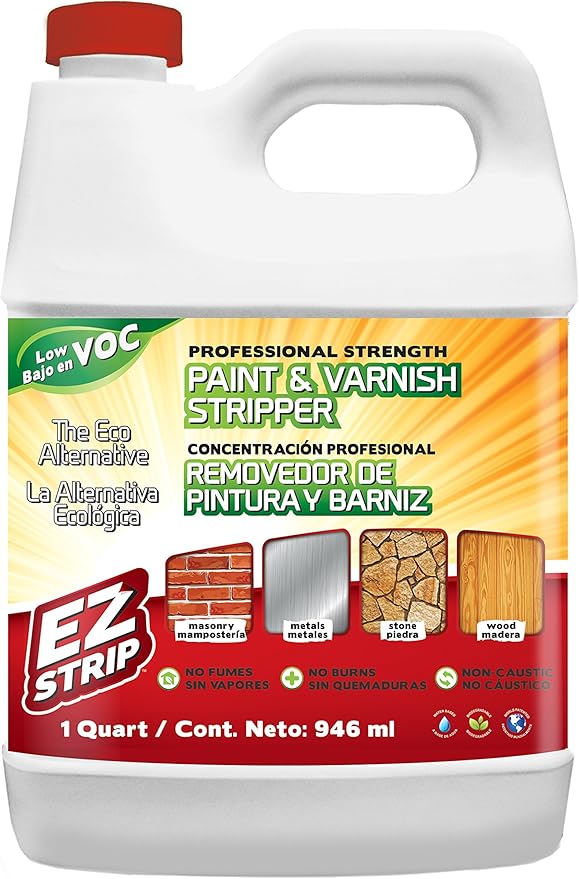 EZ Strip Paint and Varnish Stripper 1 Quart, Paint Strippers & Removers