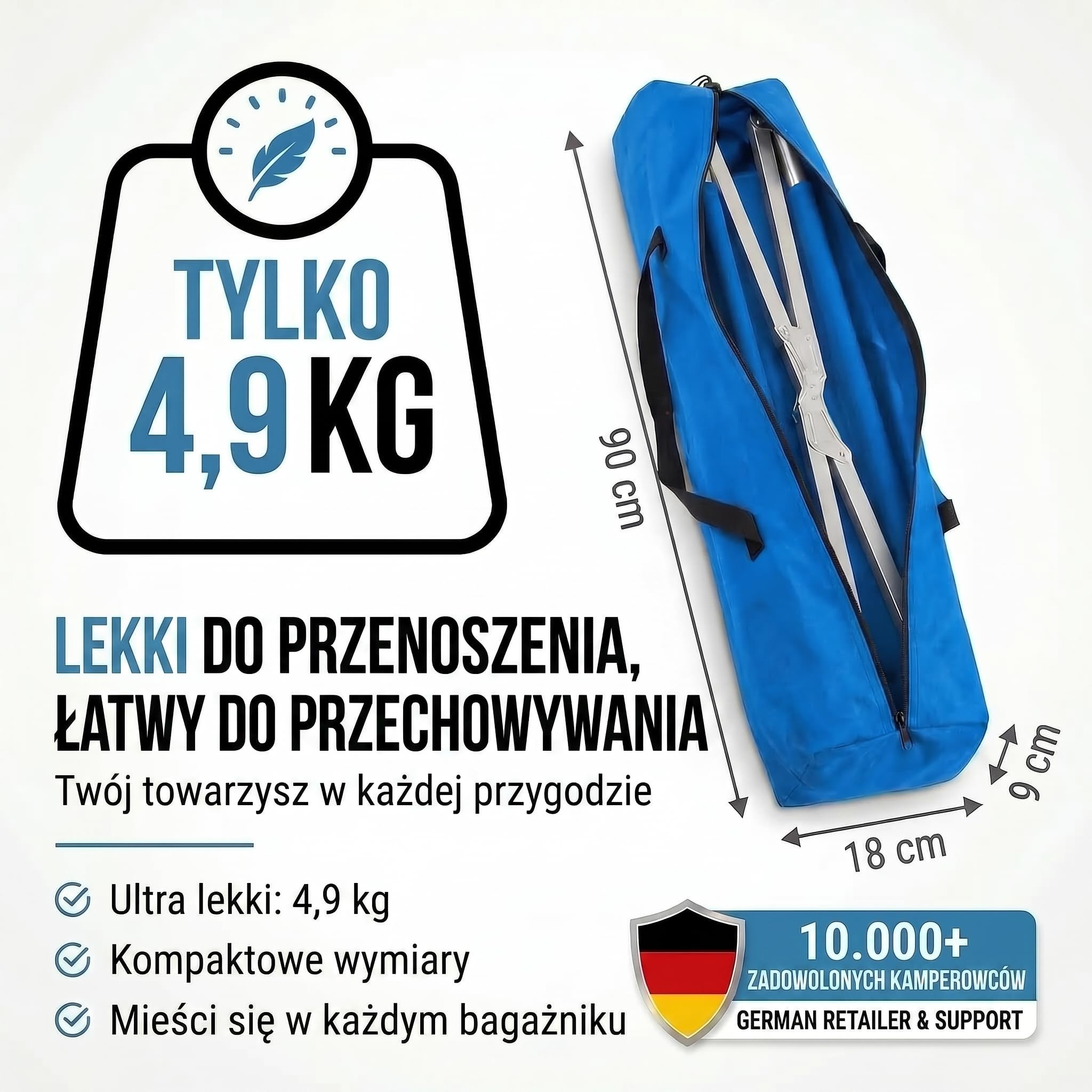Składana Armia Aluminiowe Łóżko Obozowe - Składane Łóżko Kempingowe & Łóżko Gościnne