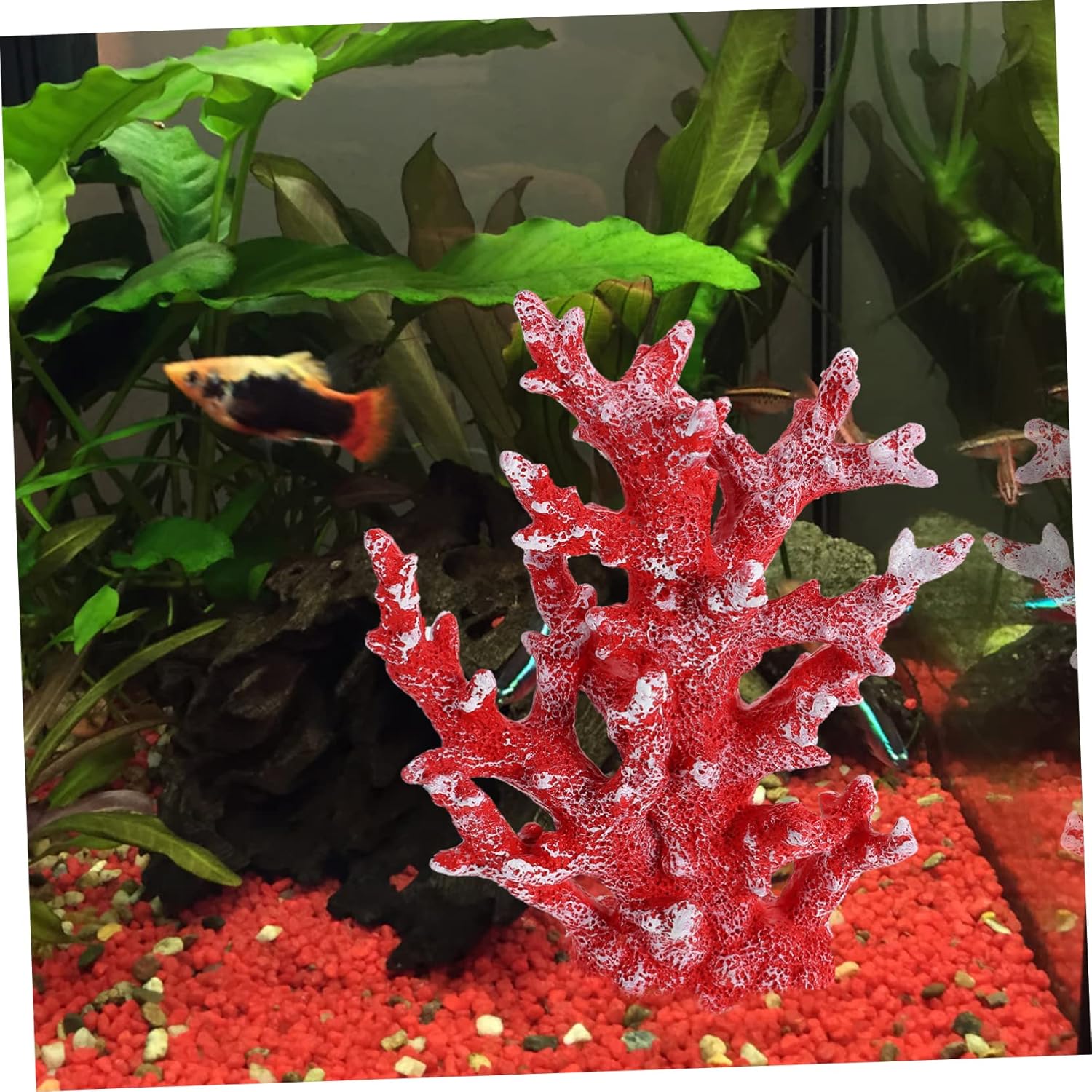 Tropical Decor Fish Tank Ornament Resin Coral Jewelry Realistic Aquarium Adornment
