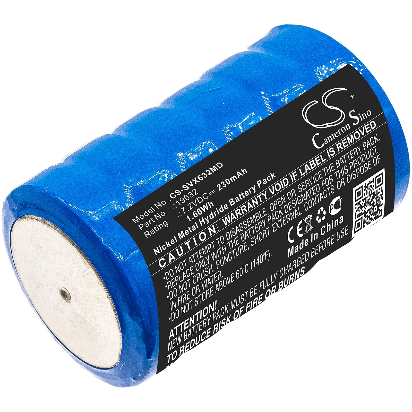 TECHTEK Batería 230mAh Compatible con [Servox] 14266, 19632, D45N7, Digital XL Speech, Speech sustituye 19632 FBA