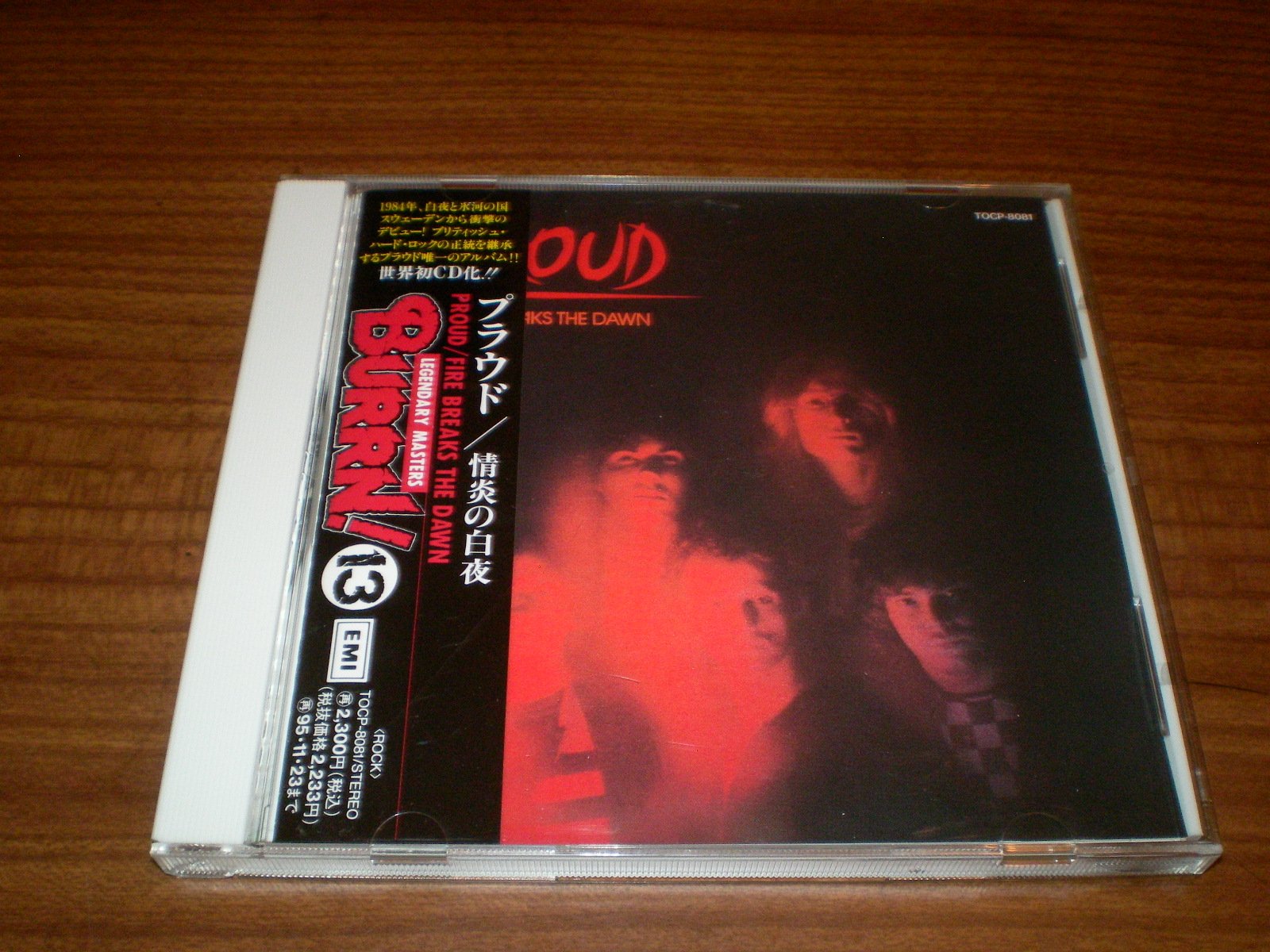 Fire Breaks The Dawn CD 1984 JAPAN Import TOCP-8081: PROUD: Amazon