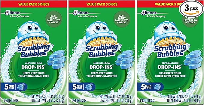 Scrubbing Bubbles Drop-Ins Toilet Cleaning Tablets