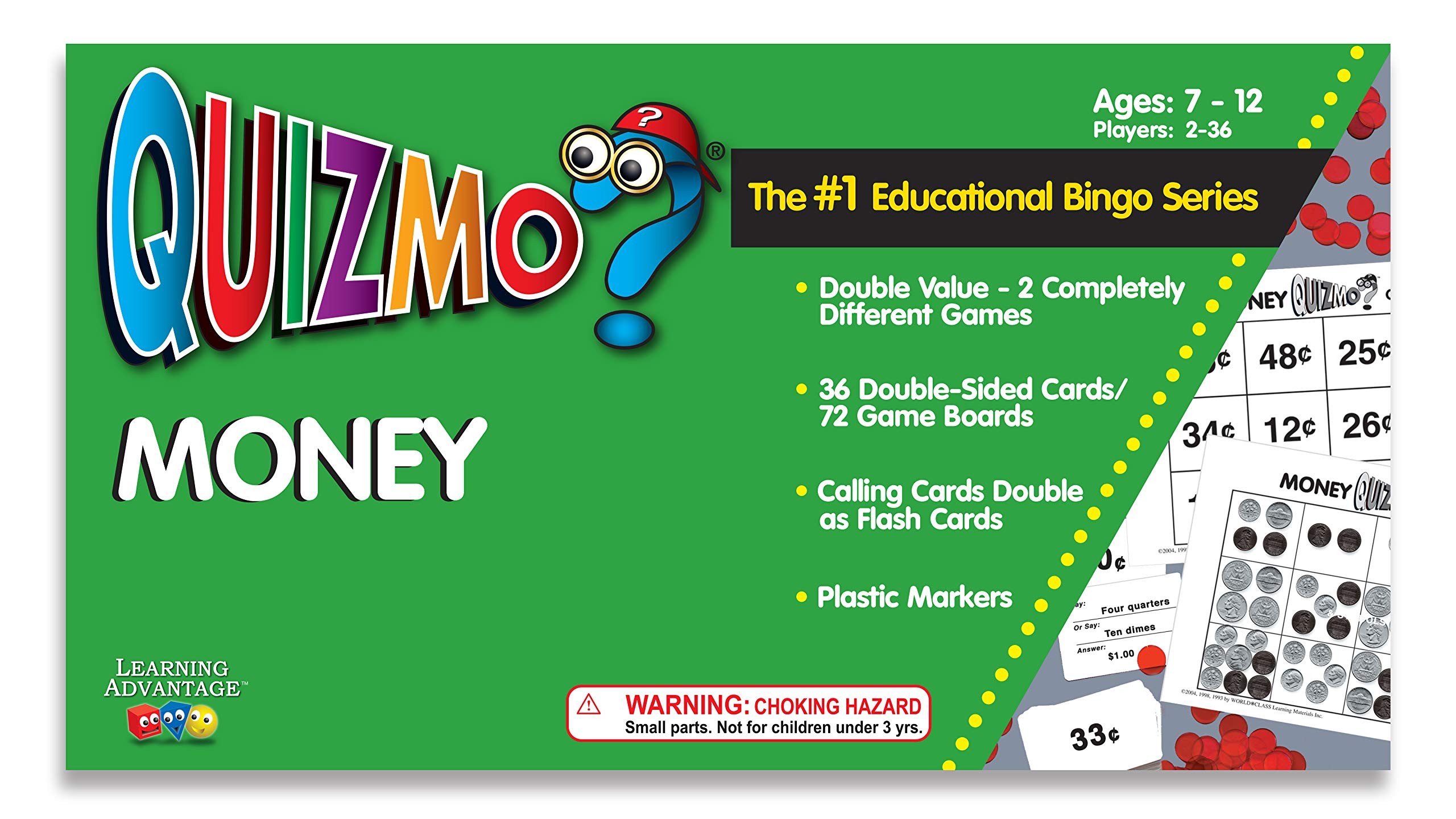 Learning Advantage 8236 QUIZMO Money Card