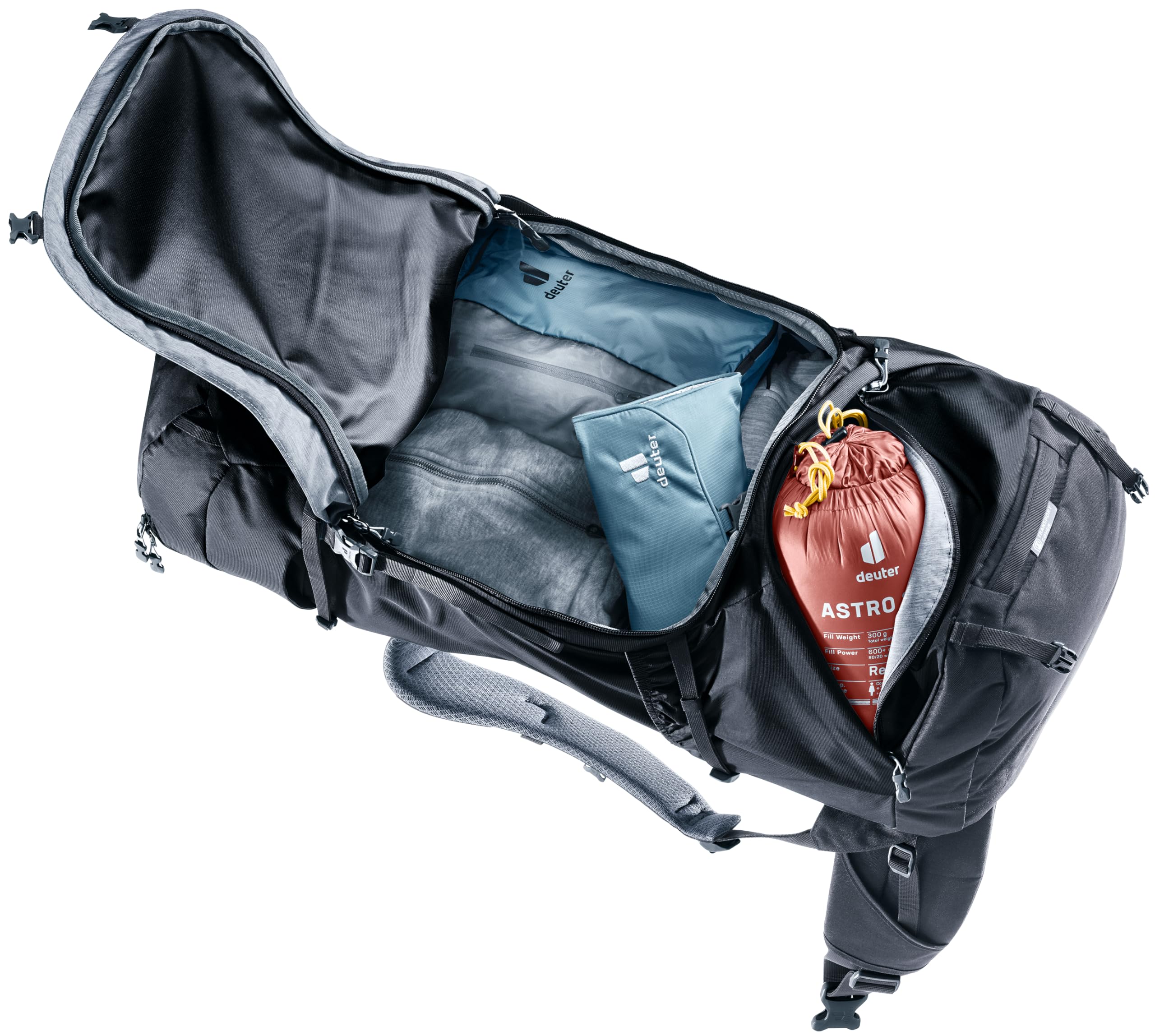 deuter Voyager 65+10 Sac à dos de voyage avec sac à dos du quotidien Homme (lot de 1)