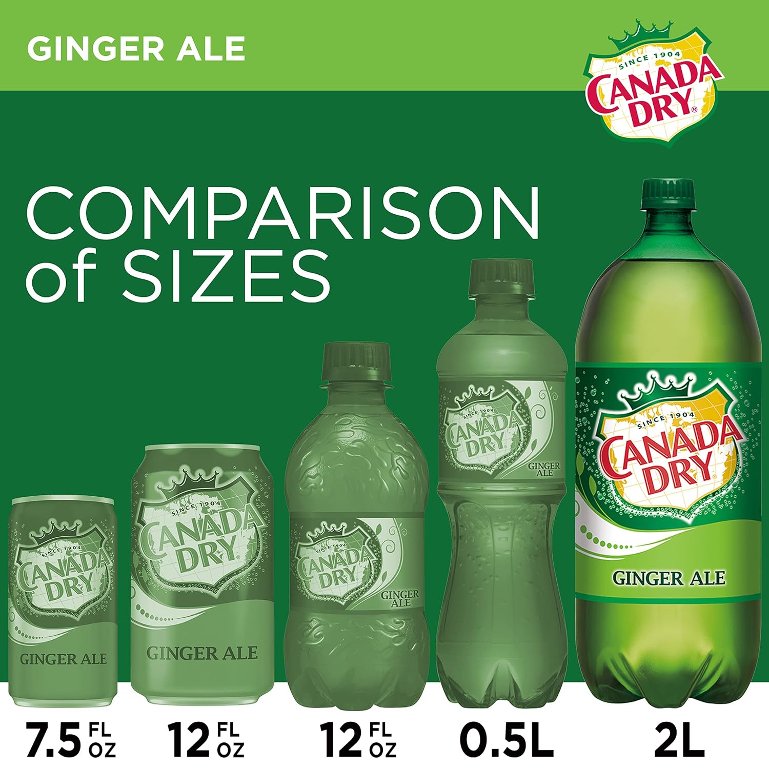 Canada Dry Ginger Ale, 67.6 Fl Oz Bottle