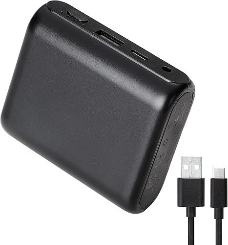 Neveland Chalecos calefactados batería de iones de litio ultracompacta de 74 V 9600 mAh con cable de carga USB-C