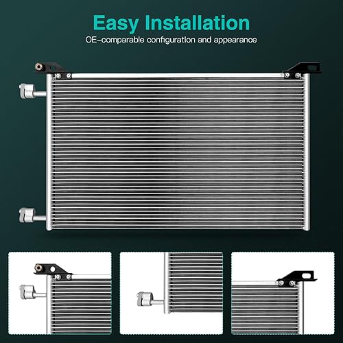 Miniatura 3 de SCITOO Condensador para Cadillac 2002-2005 para Escalade 5.3L 1999-2013 para Chevrolet para Silverado 1500 4.3L 1999-2013 para GMC para Sierra 1500