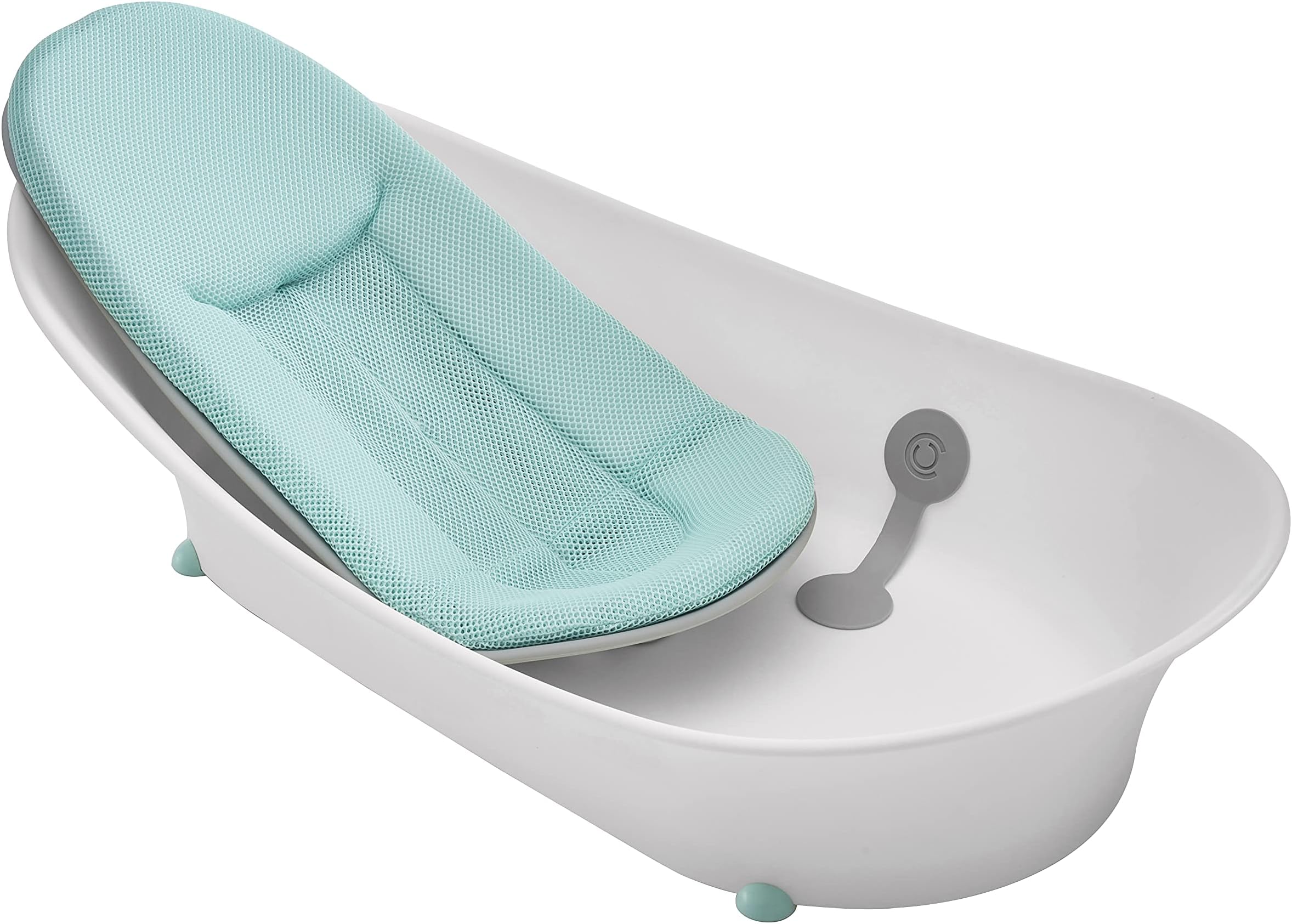 Skip Hop Baby Bath Tub, 3Stage Smart Sling Tub, Moby, Grey
