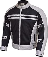 Vista 1 de WICKED STOCK Chaqueta de motociclista-Chaqueta de motociclista-CE Armor Chaqueta de motocicleta para hombre, chaqueta de motocicleta de alta