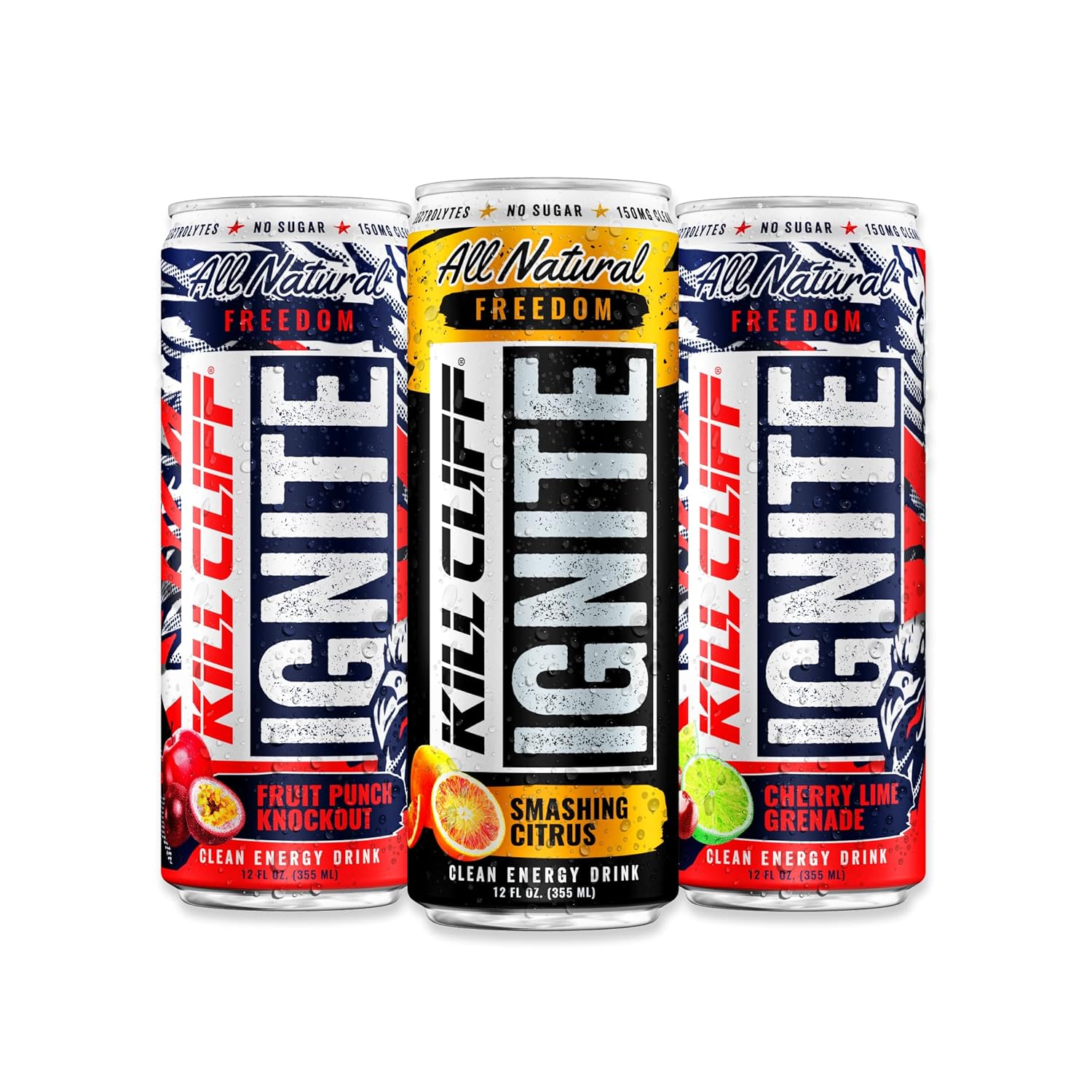 KILL CLIFF Ignite Clean Energy Drink Natural Caffeine