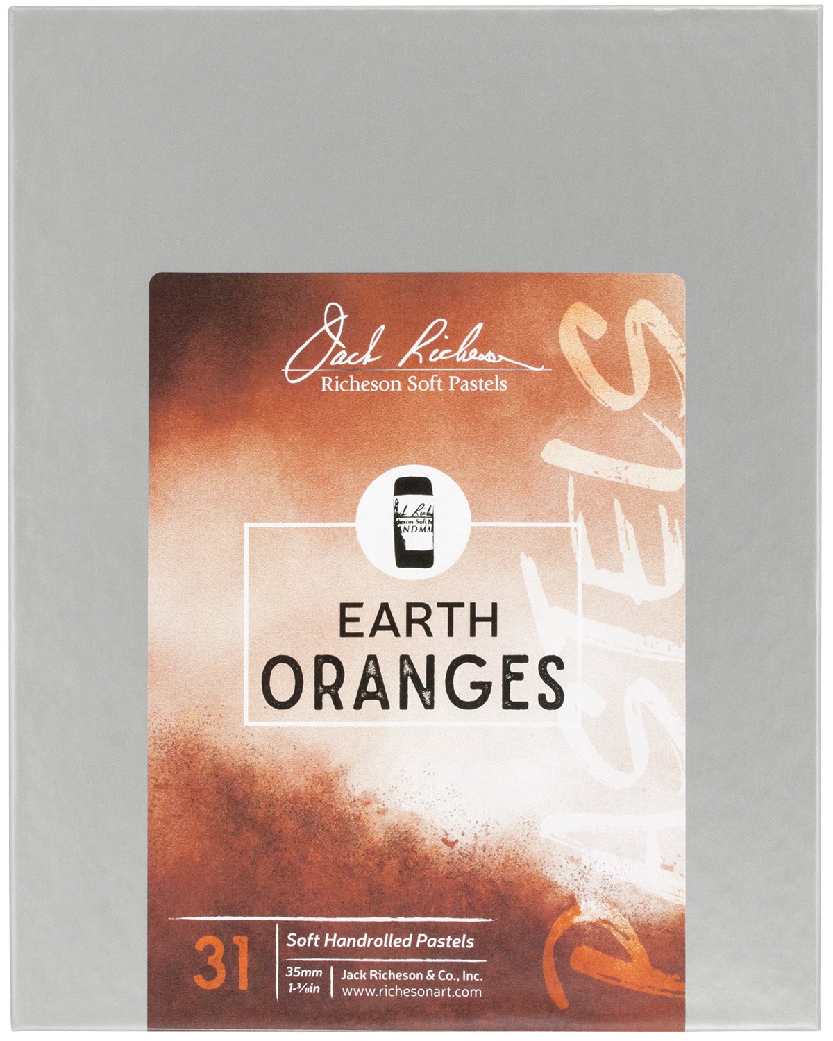Jack Richeson Hand Rolled Soft Pastels Color Value Earth Oranges
