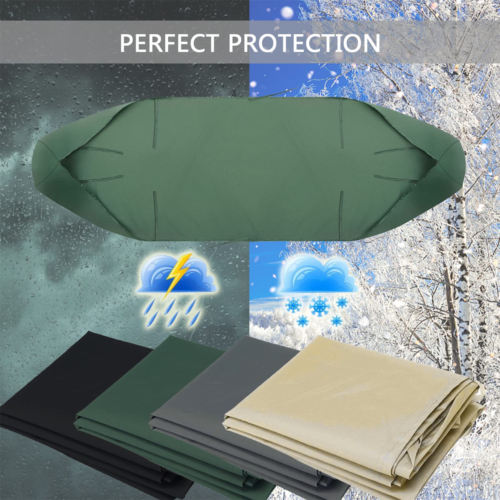 Sac De Protection pour Store Banne, 2m-5m Housse De Protection Anti-poussière pour Auvent De Terrasse Housse De Rangement pour Auvent De Terrasse