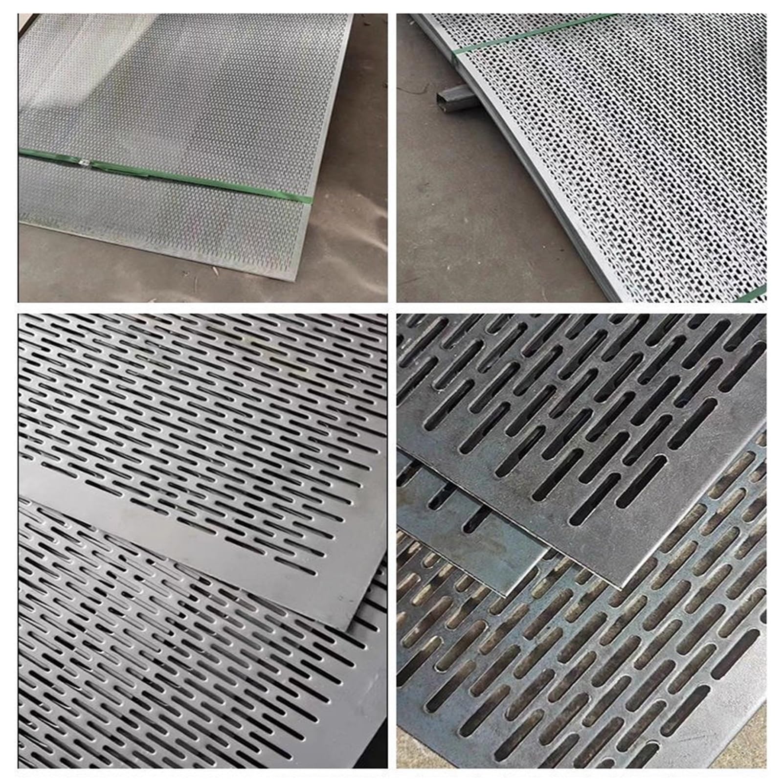HYQOUKLR Stainless Steel Perforated Sheet, 304 SS Perforated Sheet Vent Security Grates Decorative Panel 0.8/1.2mm Multiple Sizes(0.8mm Thick,35x40cm)