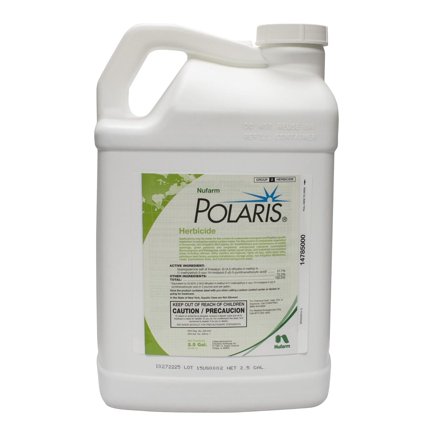 Polaris Herbicide for Vegetation Control Including Aquatics 2.5 Gal