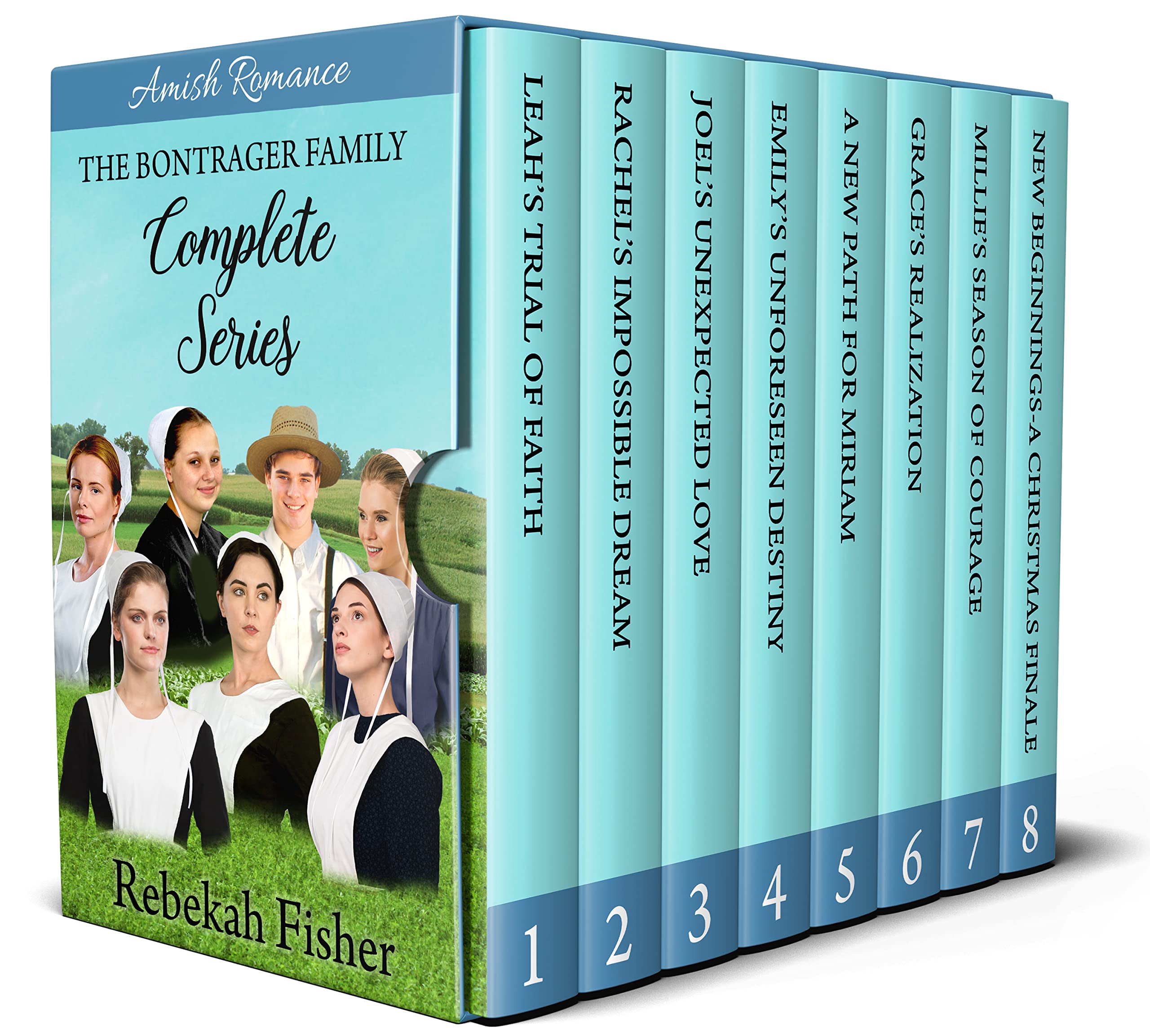 The Bontrager Family Complete Series: 8-Book Amish Romance Box Set (Includes A Christmas Finale)