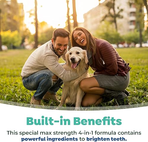 Miniatura 7 de TropiClean Fresh Breath Advanced - Aditivo blanqueador de agua para perros, solución de limpieza de dientes de perro de máxima fuerza y ambientador,