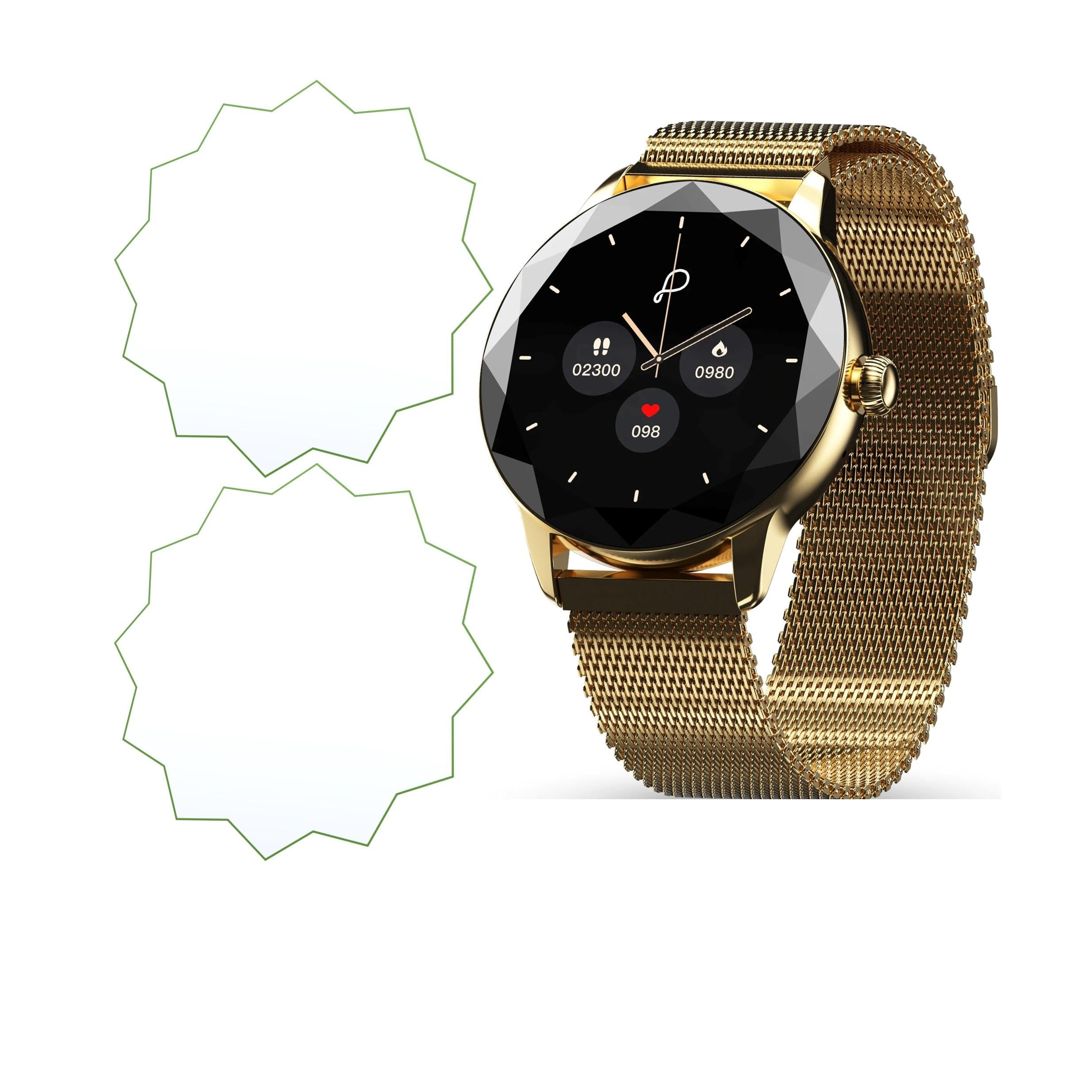 DVTECH® Pebble Vienna Compatible Smartwatch Screen Protector Protective Ultra Clear Unbreakable (Flexible Screen Protector) (Pack of 02) (B0CVKXVG4X) Amazon Price History, Amazon Price Tracker