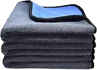 Kit 1 Toalha de Microfibra Premium Dupla Face 30x40cm – Alta Absorção, Sem Fiapos – Multiuso Casa e Carro