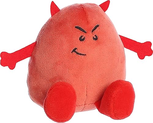 Miniatura 5 de Aurora Punny Eggspressions - Peluche de huevo diabólico - Juego de palabras humorístico - Expresión juguetona - Rojo 3.5 pulgadas