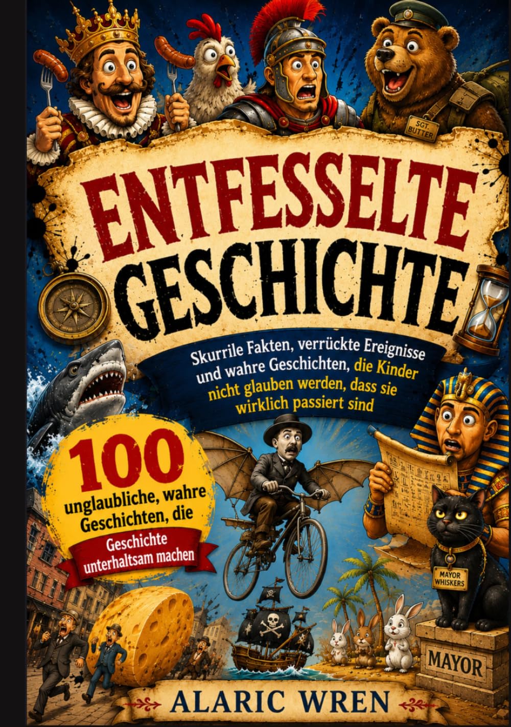 Entfesselte Geschichte: Skurrile Fakten, verrückte Ereignisse und wahre Geschichten, die Kinder nicht glauben werden, dass sie wirklich passiert sind