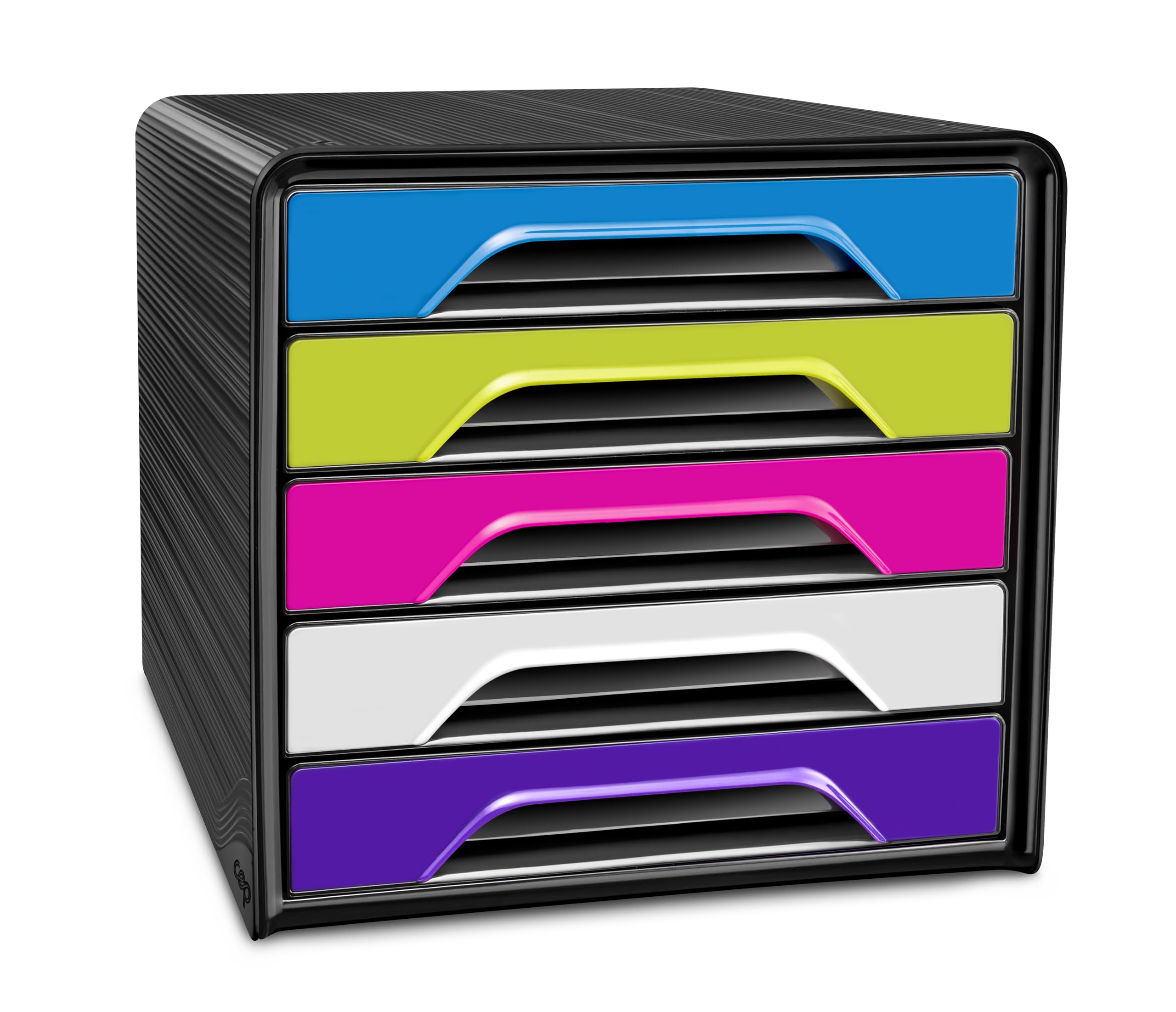 Cep 1071110381 - Portadocumenti con 5 cassetti, 360 x 288 x 270 mm, multicolore