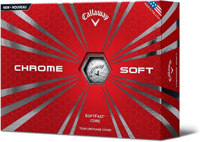 Callaway Chrome Soft Golf Balls, Prior Generation, (One Dozen)