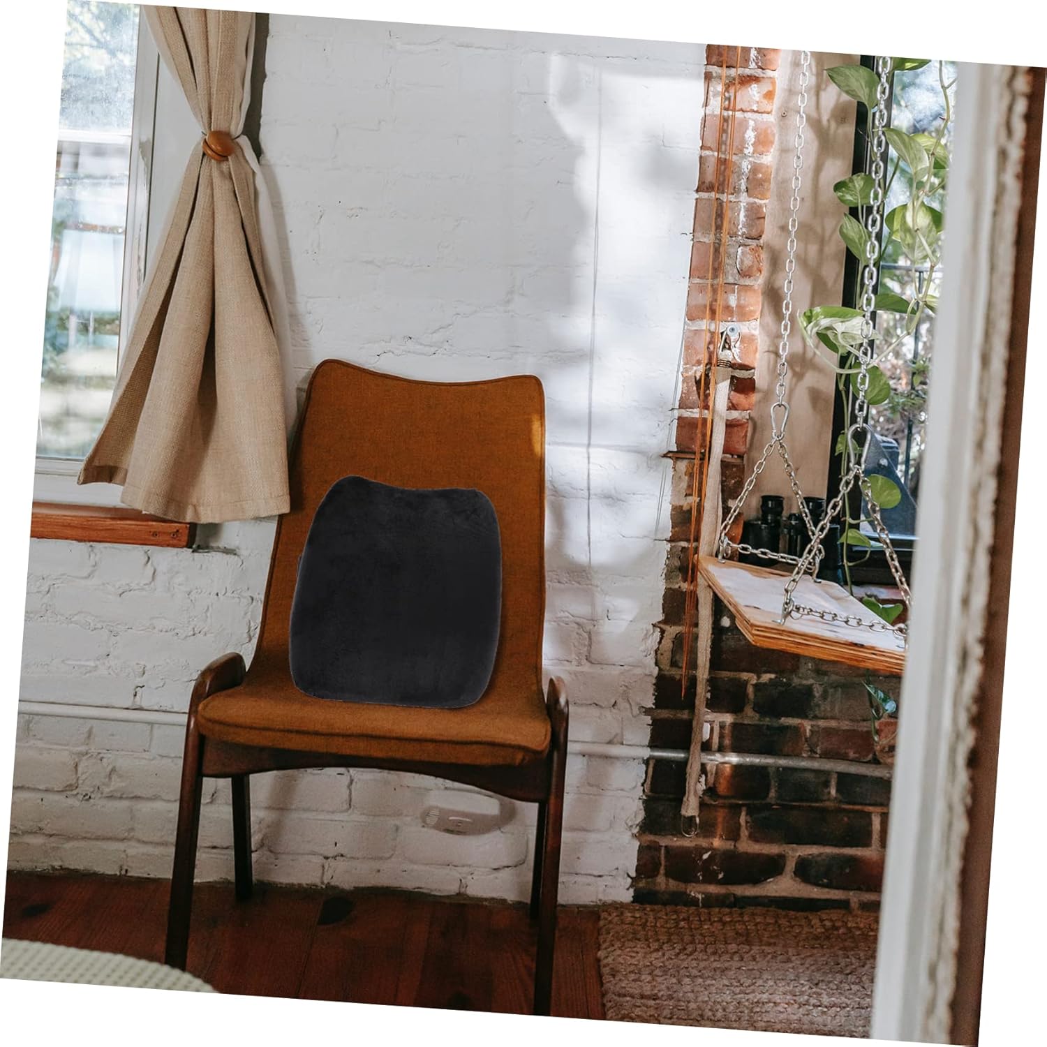 Mikinona Lumbar Pillow Ergonomic Back Support Pillow Comfortable for Reading Watching Tv