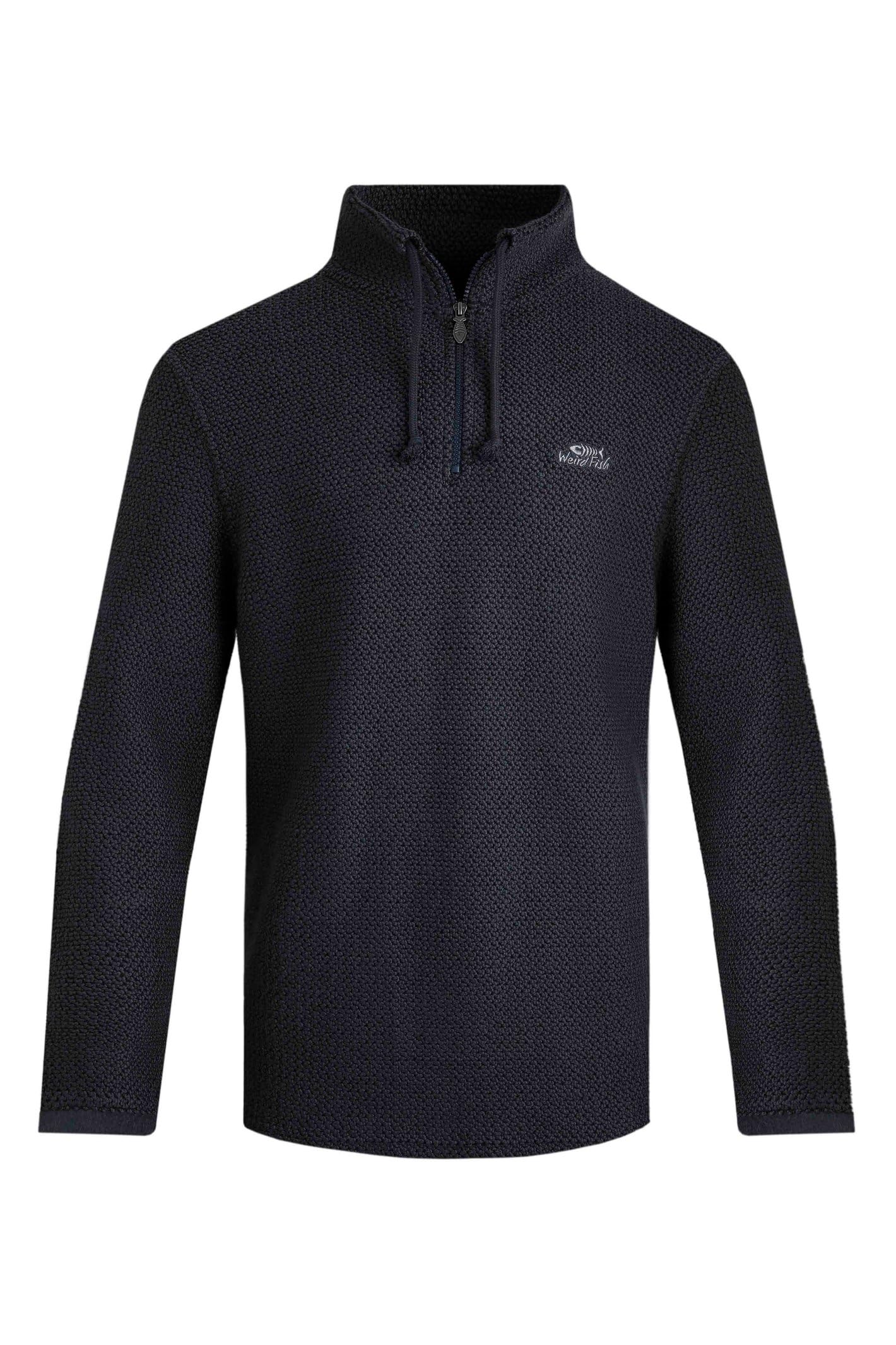 Weird Fish Cruiser 1/4 Zip Macaroni Sweatshirt Navy XXXL