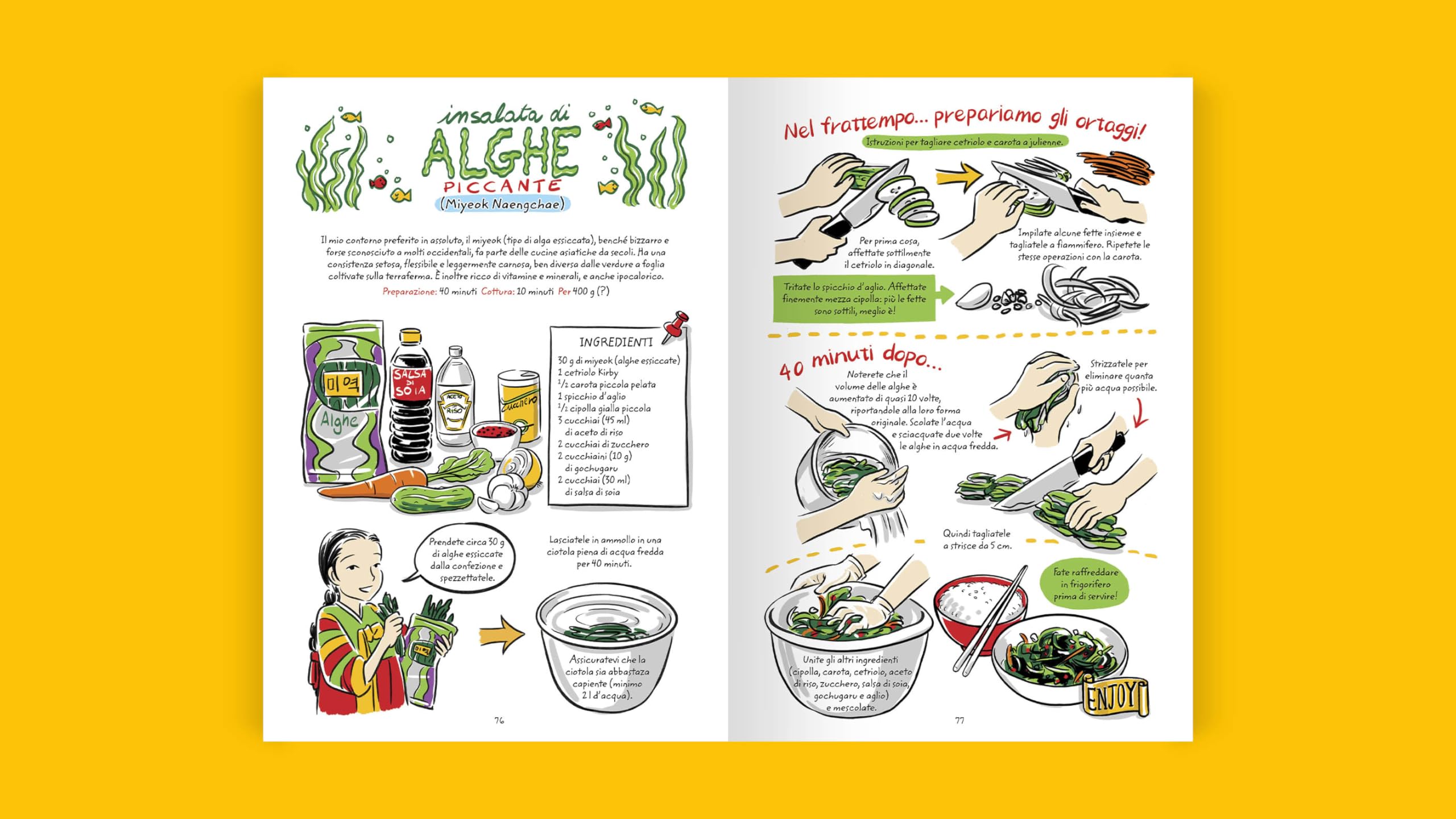 Cook Korean. Un libro di cucina a fumetti