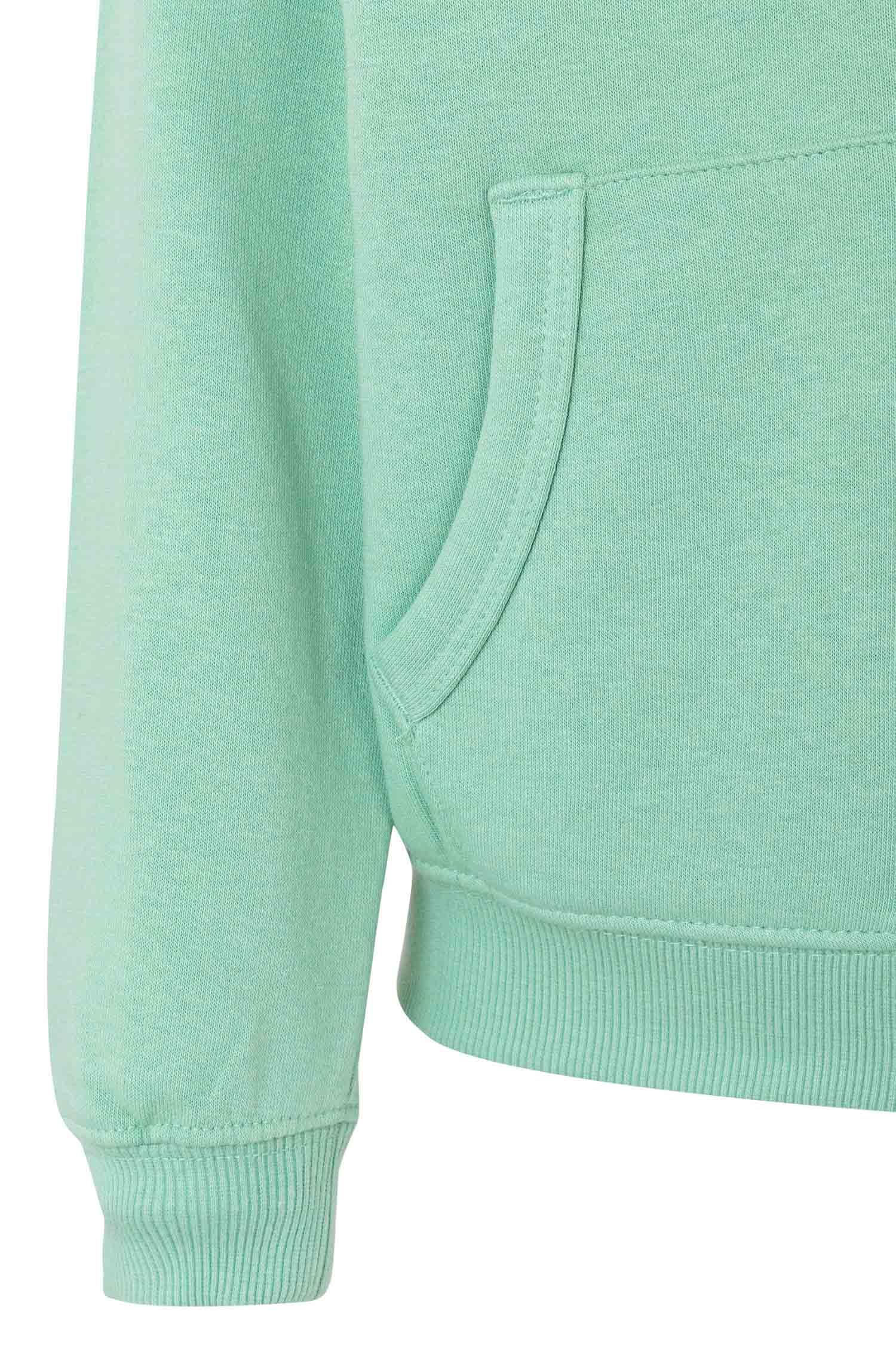 Vêtement Enfant Chaud Sweat à Capuche Zippé Mukua Byron Enfant - Vert Kelly 12-14 Ans Hoodie Zip Poches