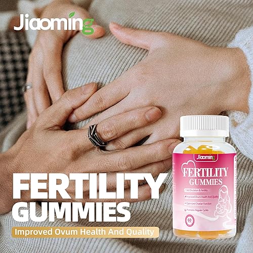 Miniatura 2 de Gomitas de fertilidad para su concepción, gomita de SOP para quedar embarazada rápidamente, apoya la salud de la ovulación de las mujeres,