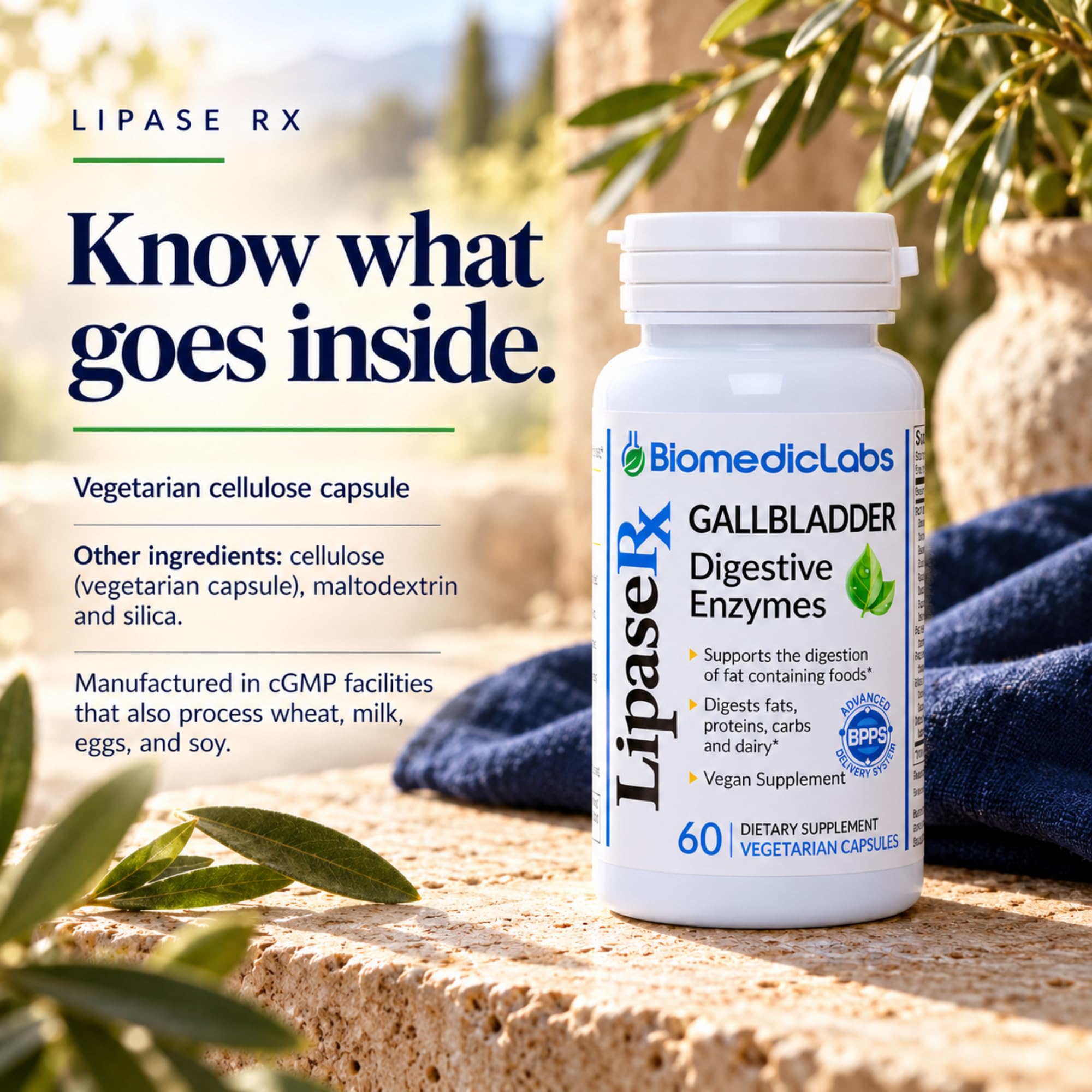 Biomedic Labs Lipase RX Digestive Enzymes, 60 Capsules — Amazon image 7
