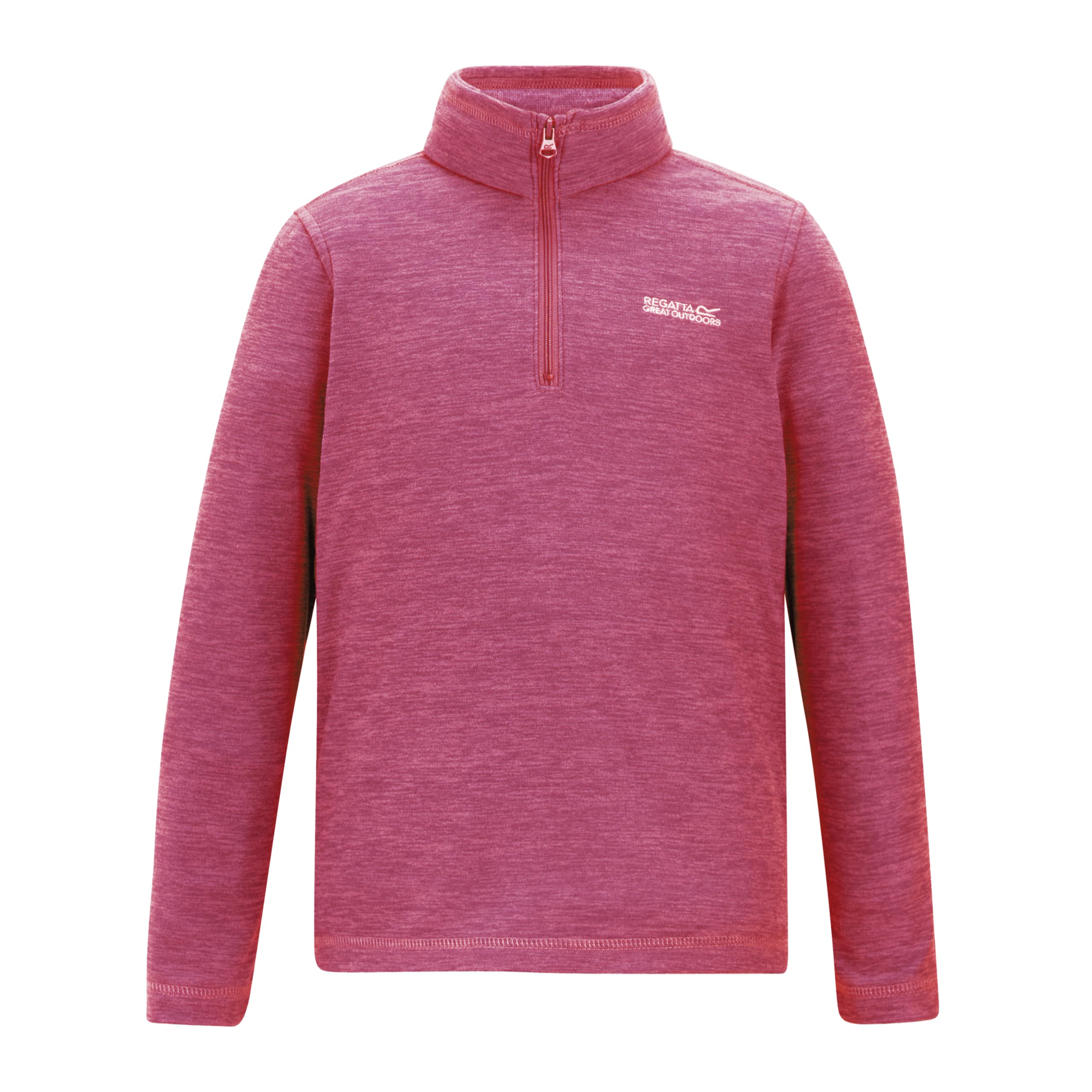Regatta Unisex Kids Rose Half-Zip Fleece For Children Hot Shot Marl