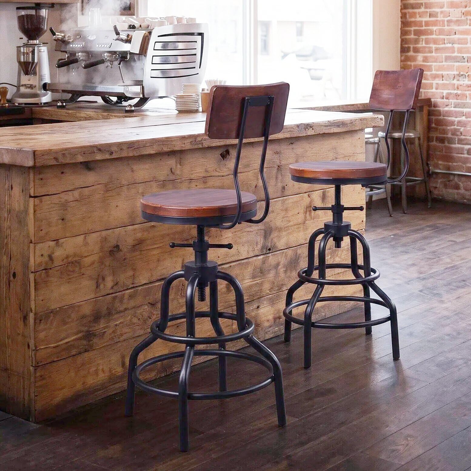 Rétro VTG 60s Counter Bar Stool Perfect‼️ Amazon.com: Diwhy Industrial Vintage Counter Stool, Kitchen