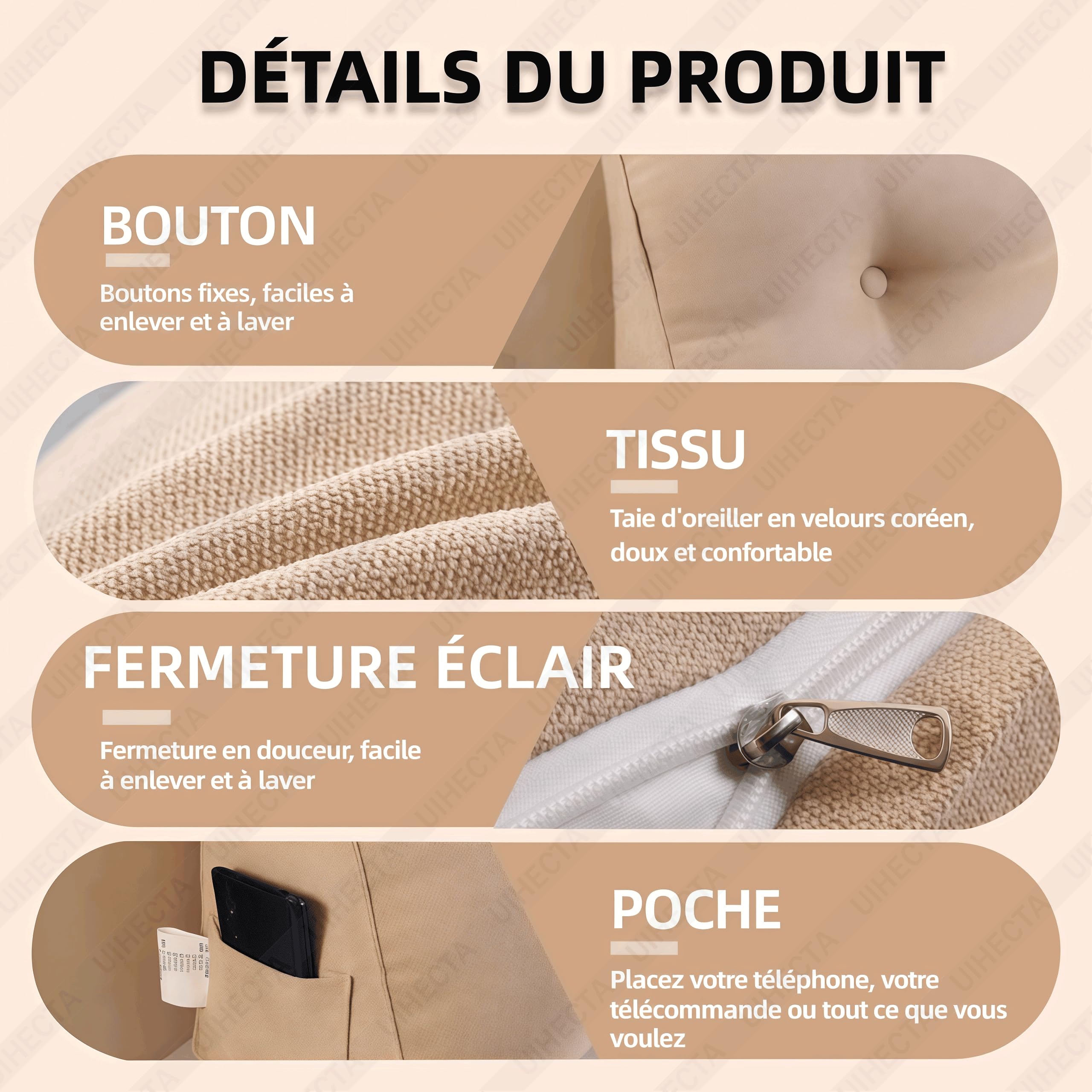 Cuscino A Cuneo Triangolare Cuscino Da Lettura Testiera Schienale Testiera Removibile Cuscino Lombare A Cuneo Sostegno Posizionamento Bolster Per Camera Divano Letto,Verde,L120×W20×H50cm